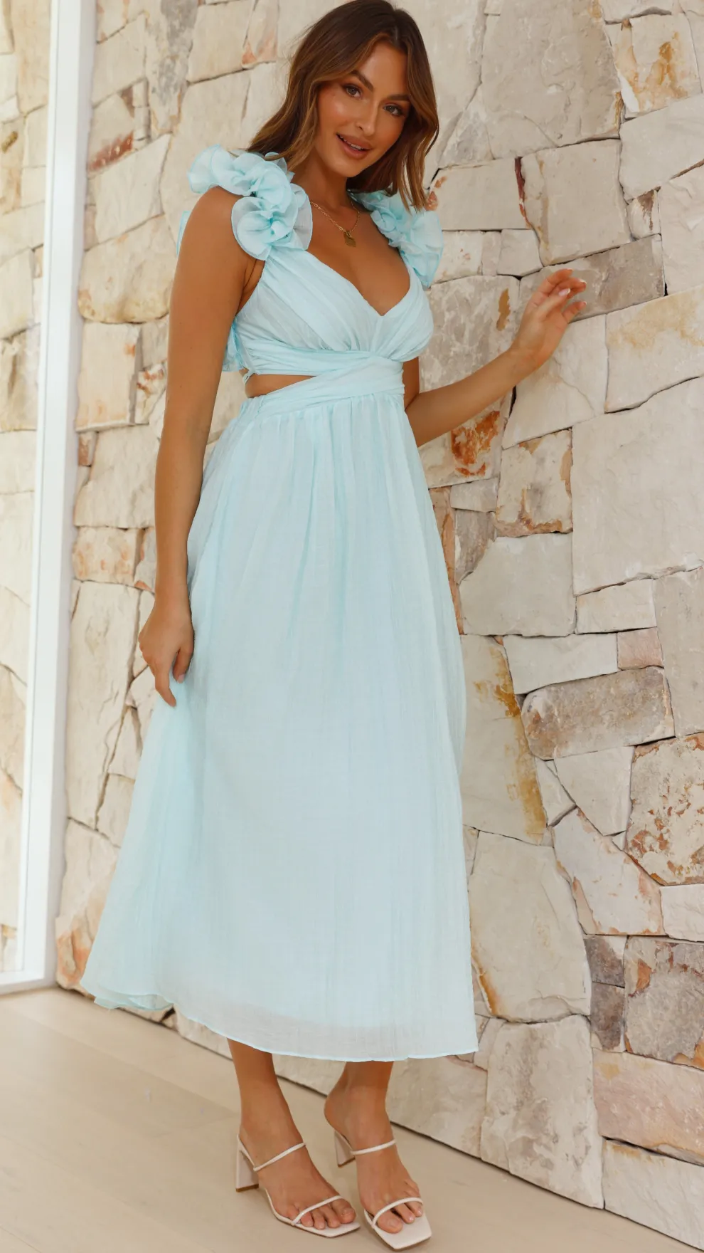 Cadell Maxi Dress - Blue
