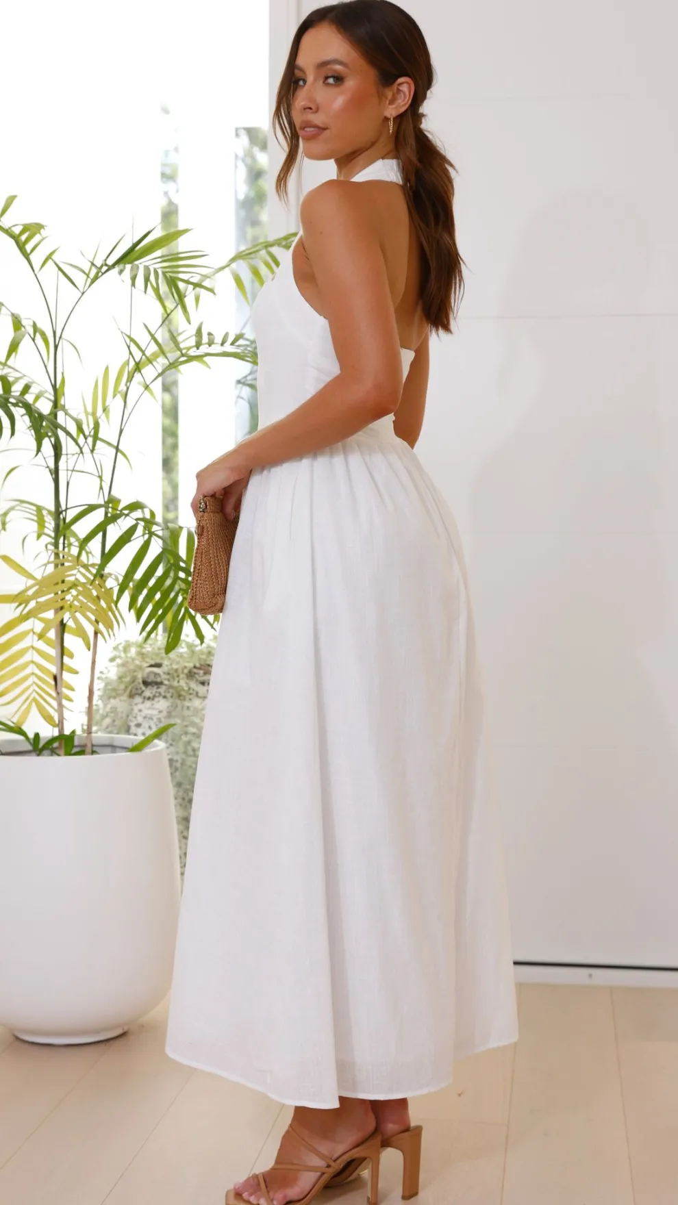 Caden Maxi Dress - White