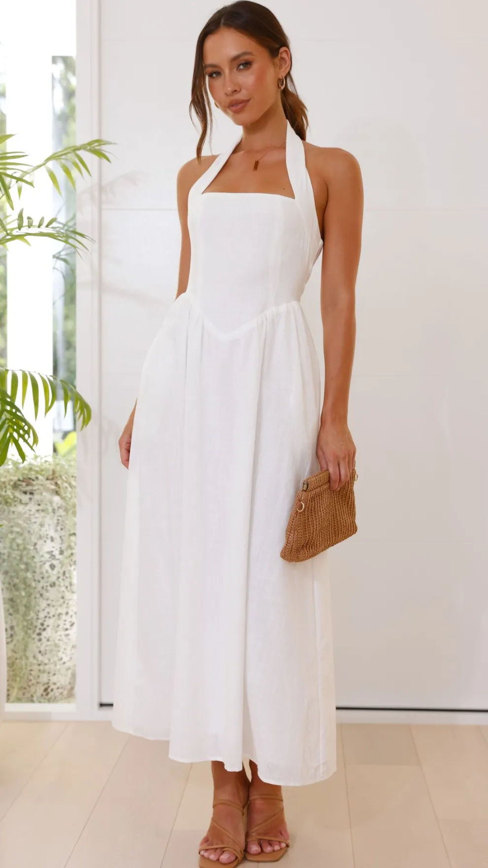 Caden Maxi Dress - White