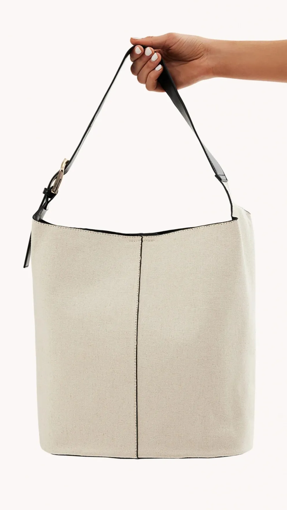 Cali Shoulder Bag - Bone Linen