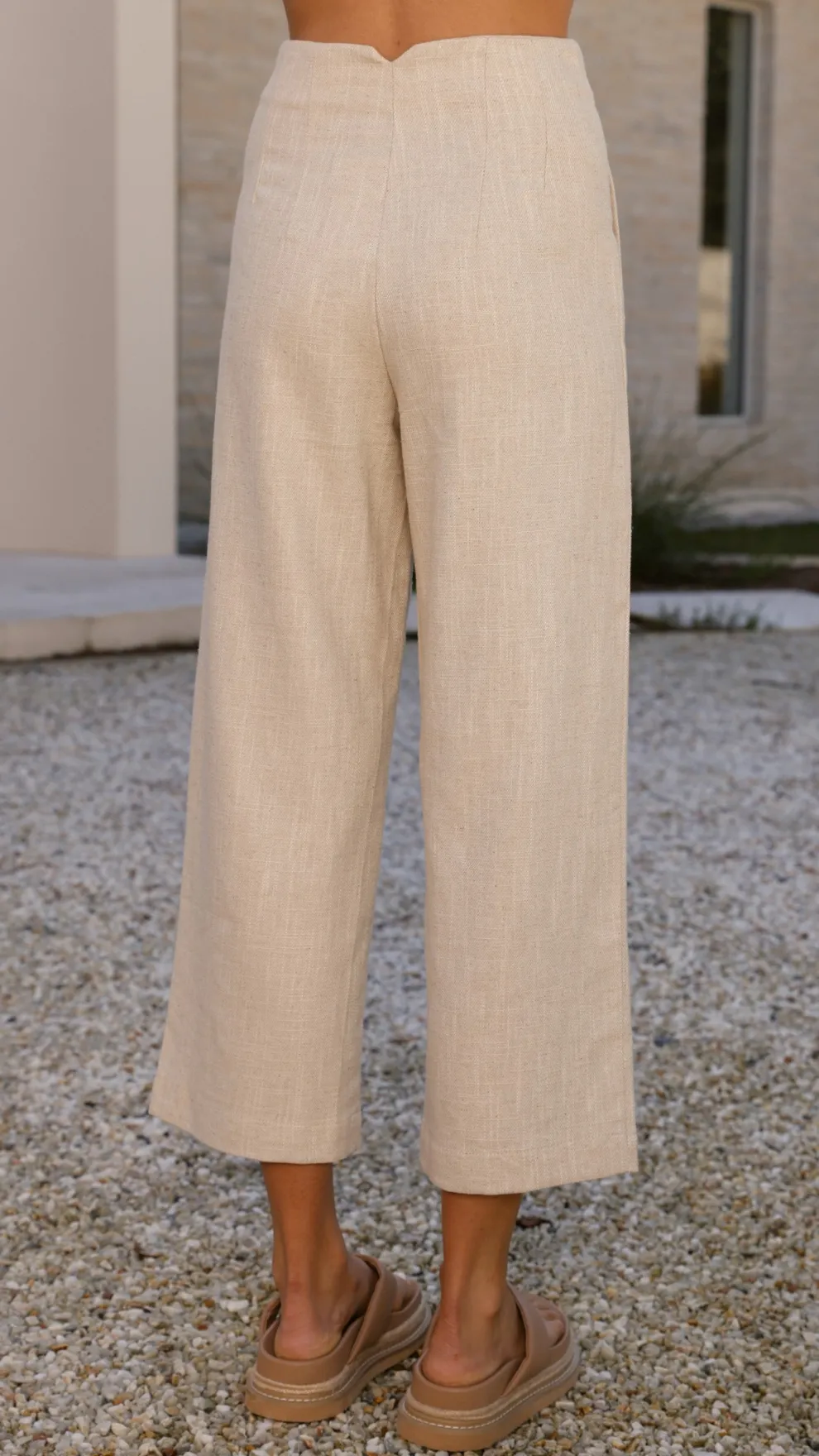 Cammie Capri Pants - Oat