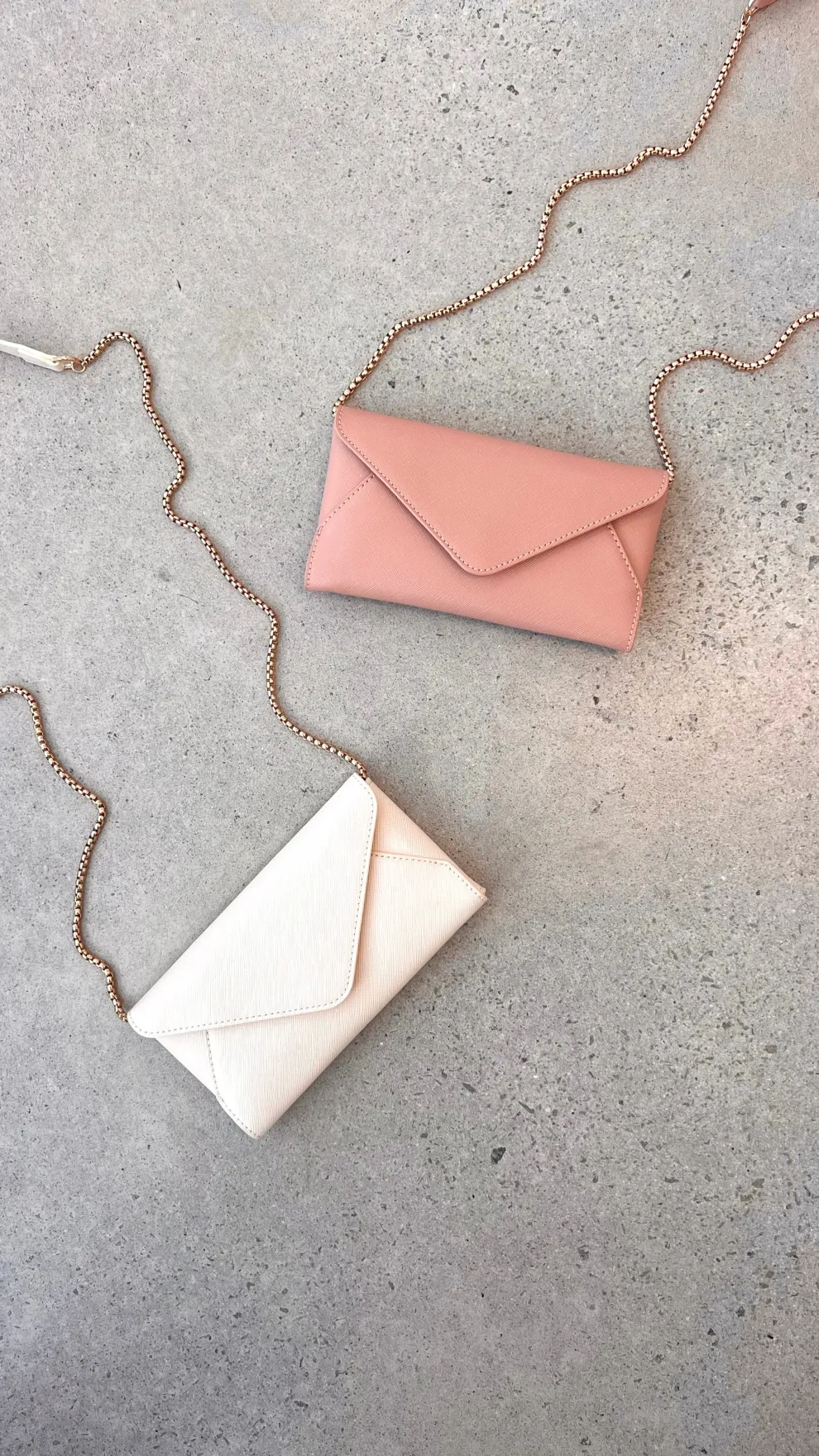 Carmen Envelope Cross Body Bag - Cream