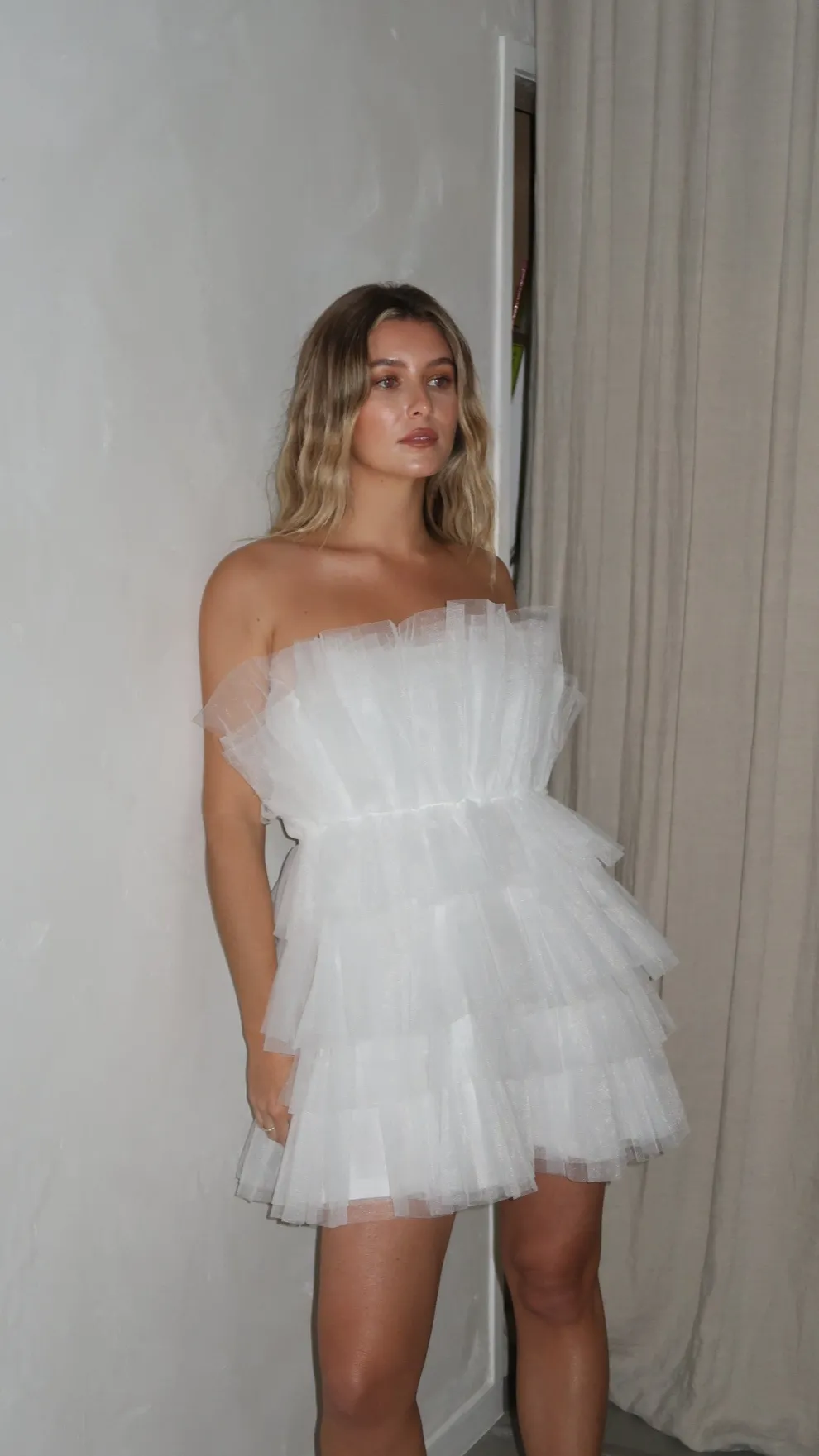 Carrie Mini Dress - White