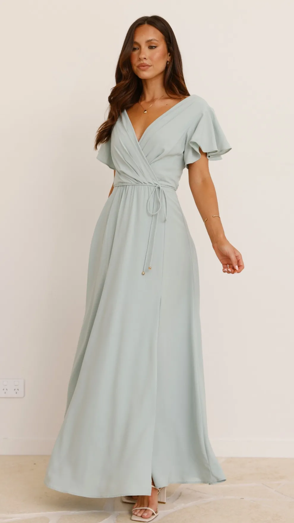 Charlize Maxi Dress - Sage