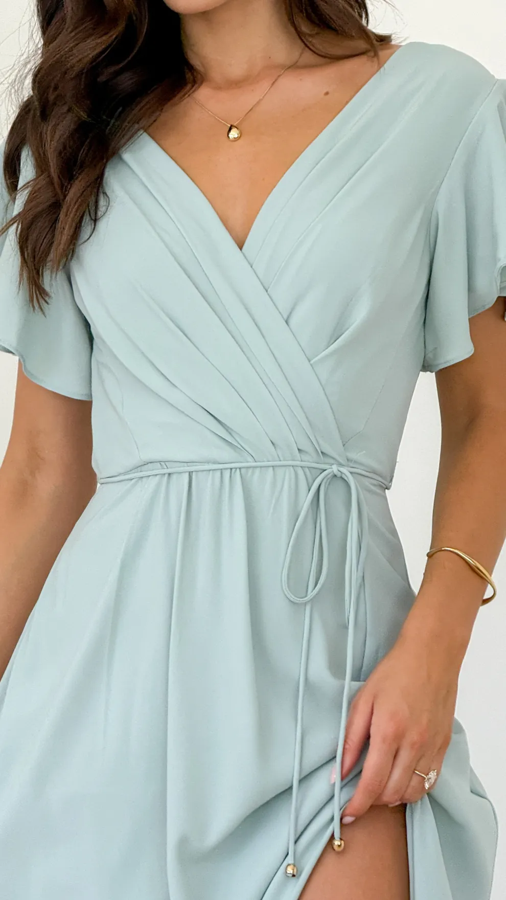 Charlize Maxi Dress - Sage
