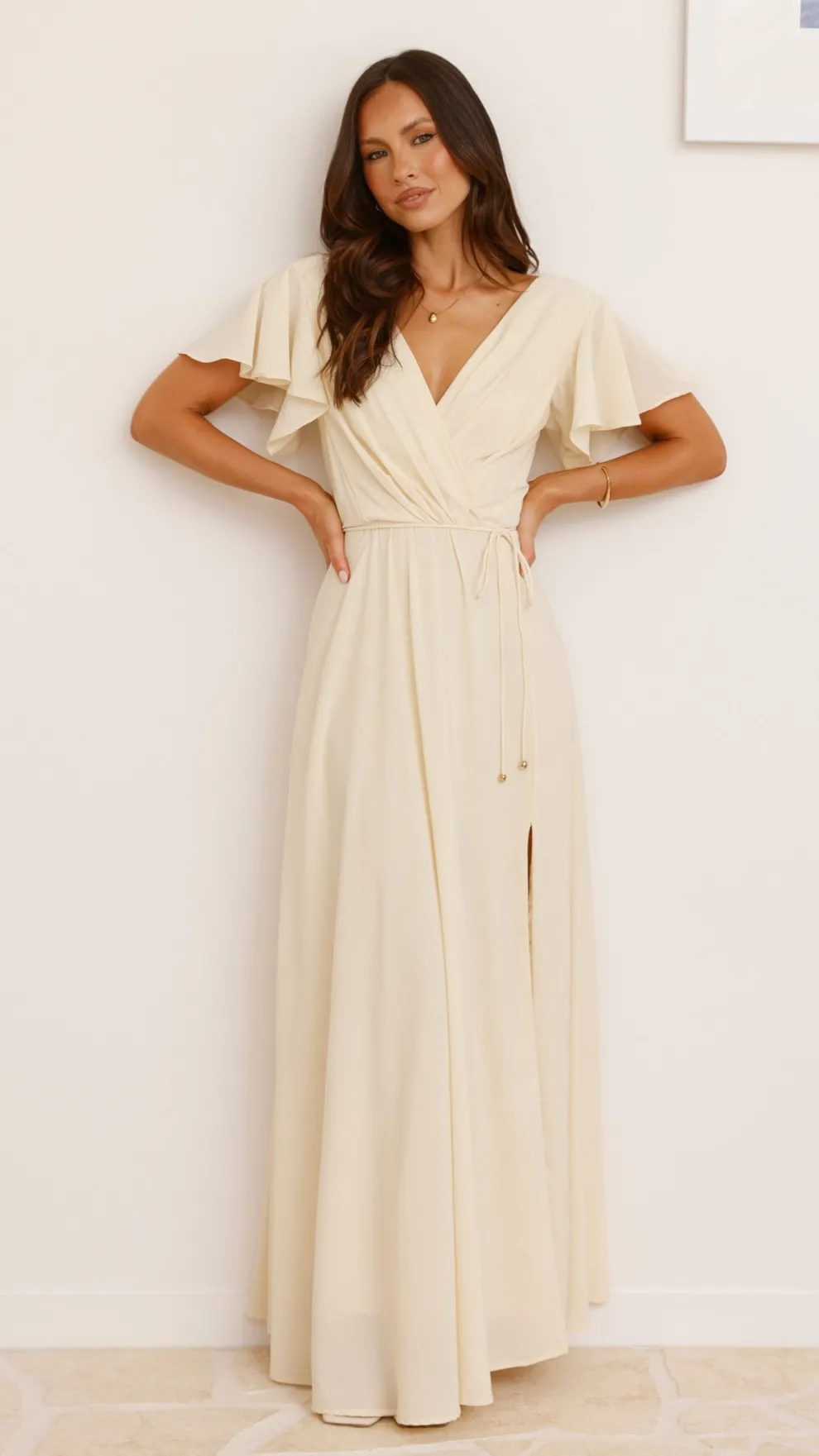 Charlize Maxi Dress - Yellow