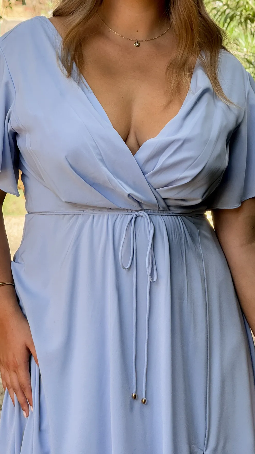 Charlize Maxi Dress - Blue