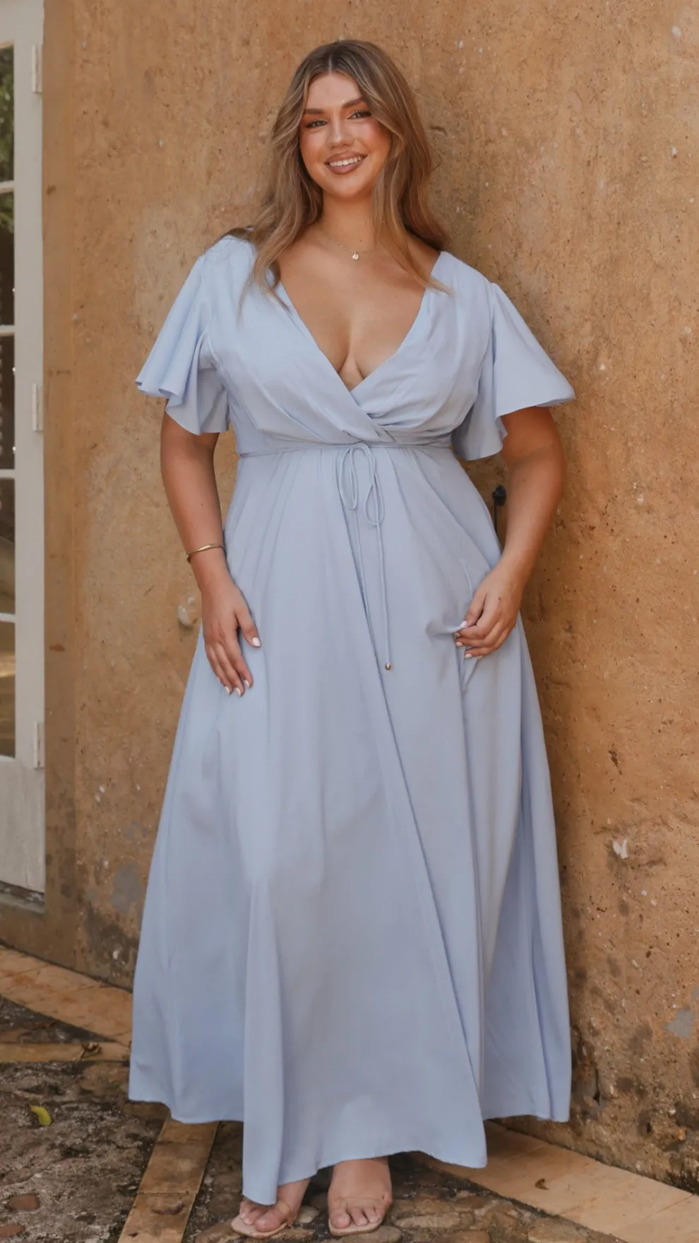 Charlize Maxi Dress - Blue