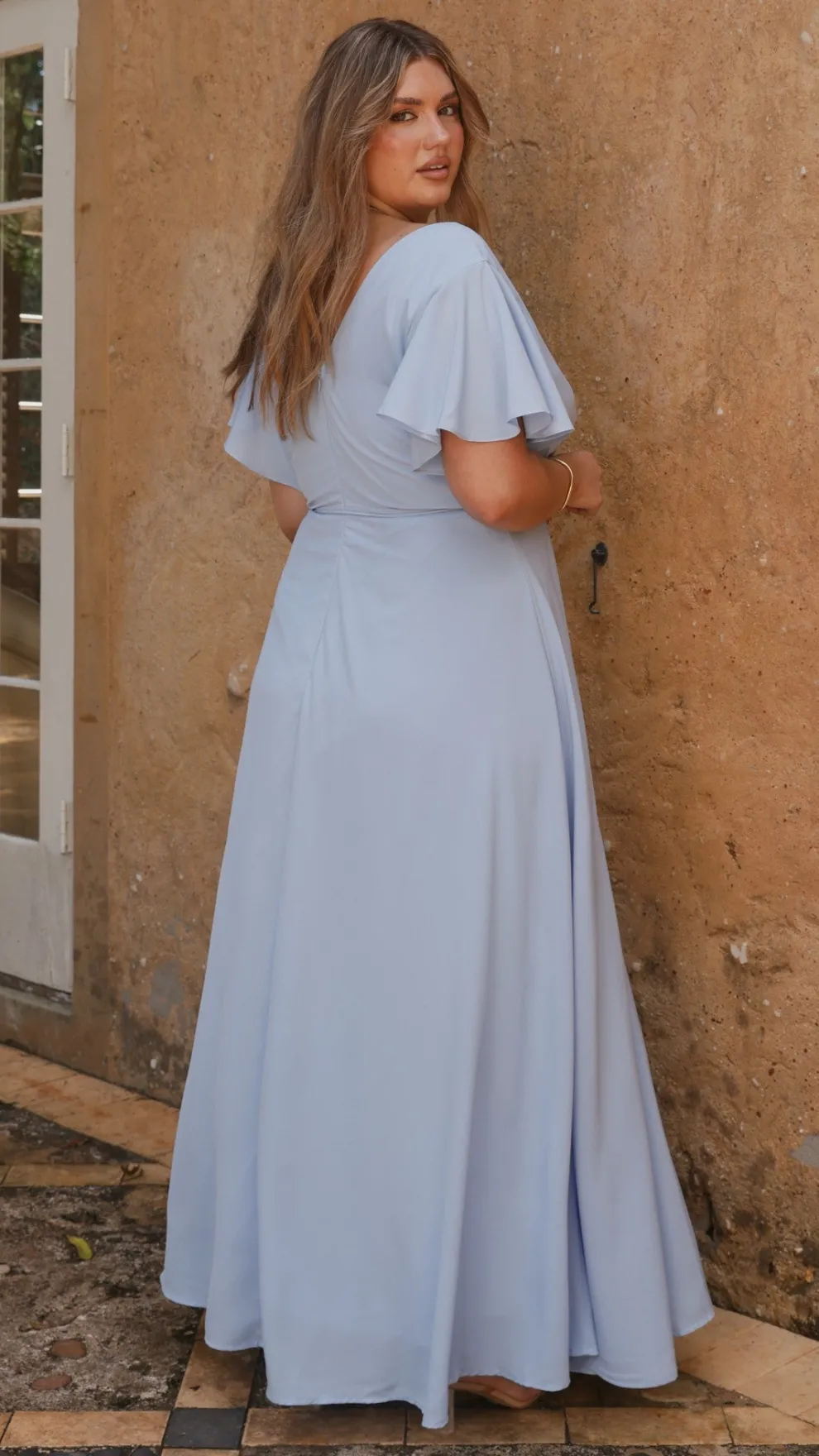 Charlize Maxi Dress - Blue