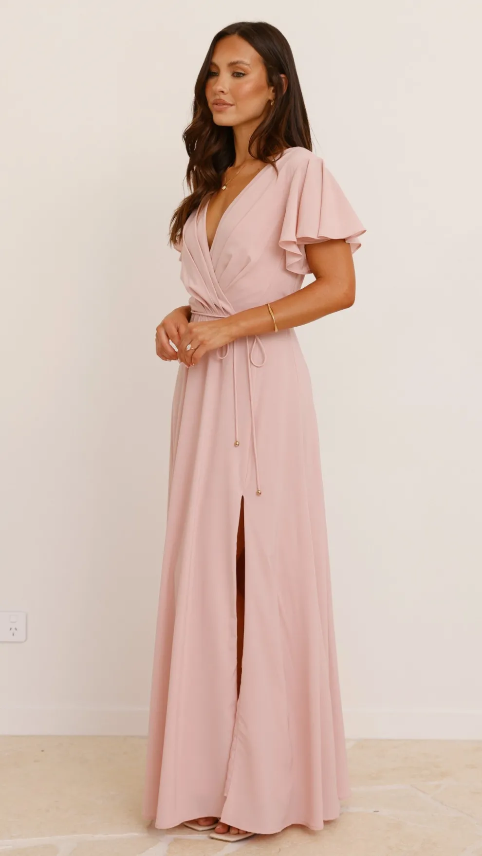 Charlize Maxi Dress - Dusty Pink