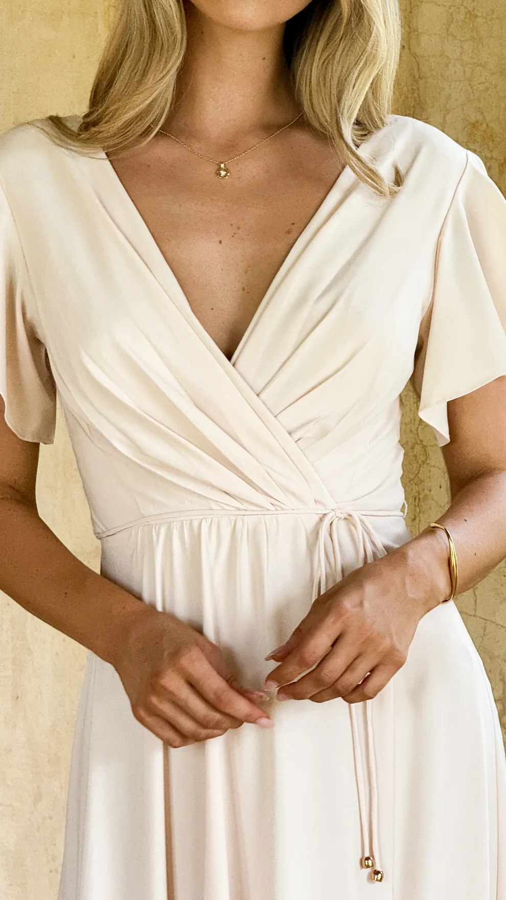 Charlize Maxi Dress - Ivory