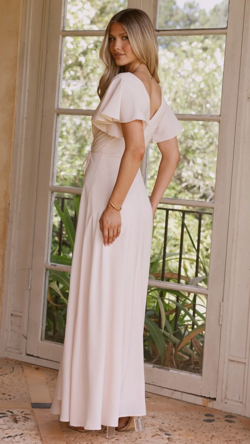 Charlize Maxi Dress - Ivory