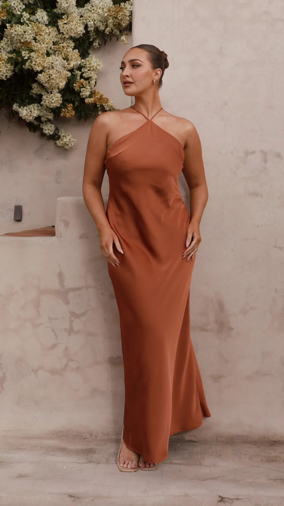 Chiara Maxi Dress - Copper