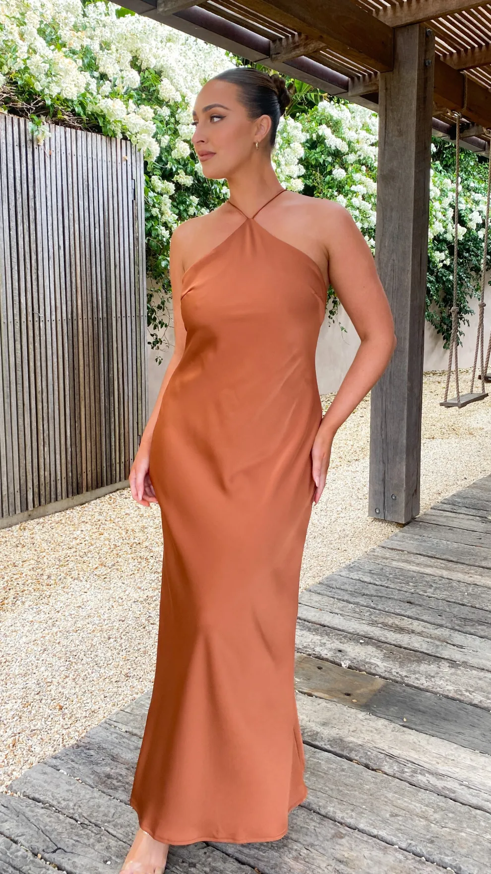 Chiara Maxi Dress - Copper