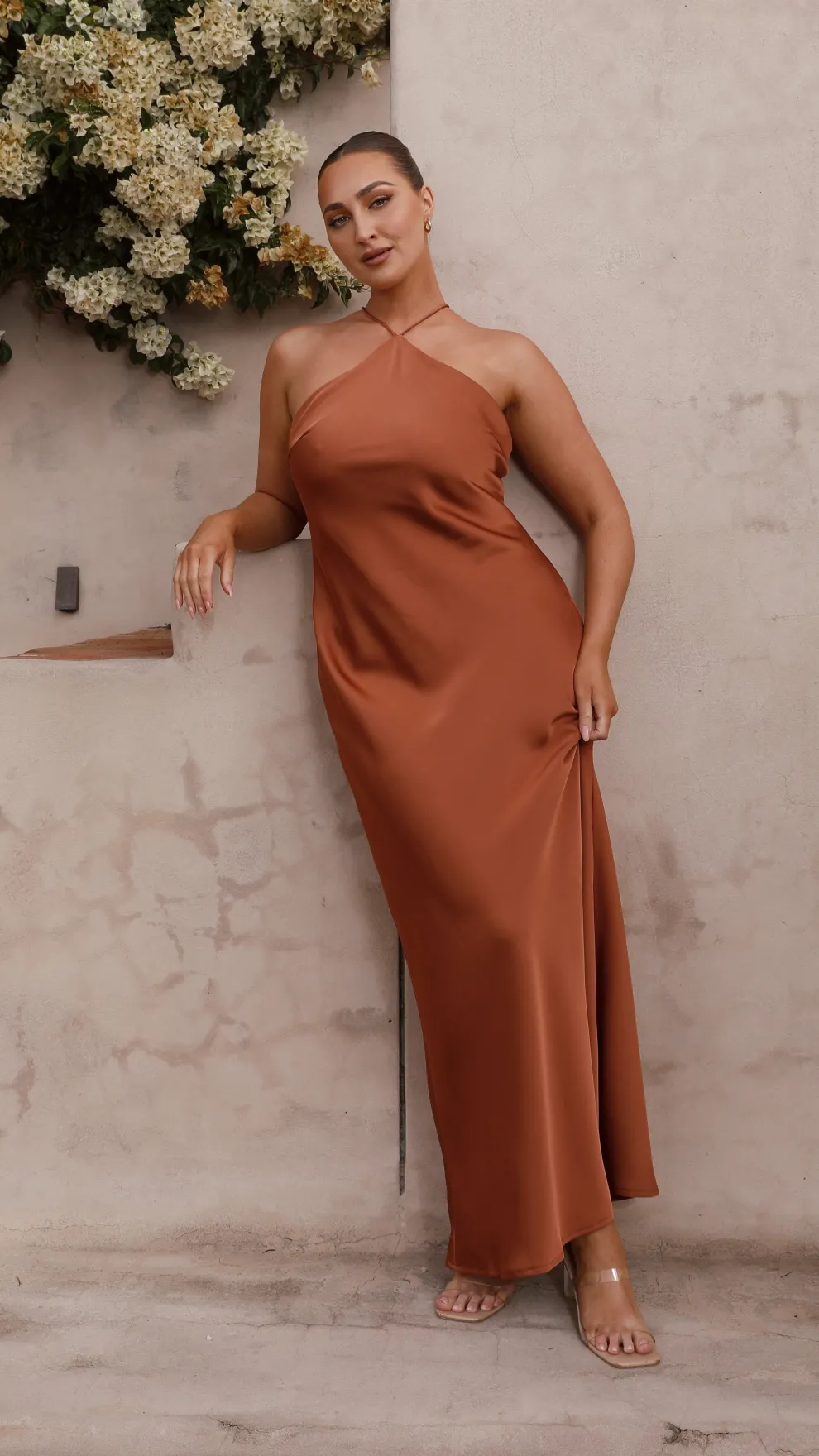 Chiara Maxi Dress - Copper