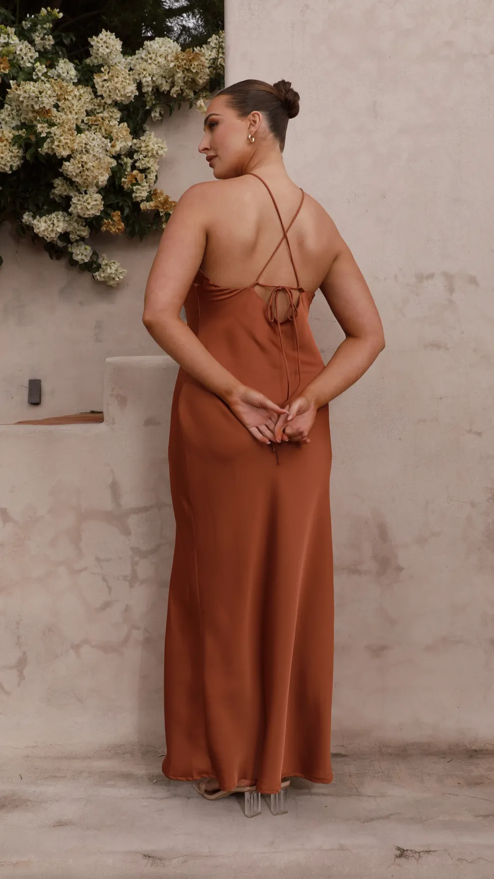 Chiara Maxi Dress - Copper