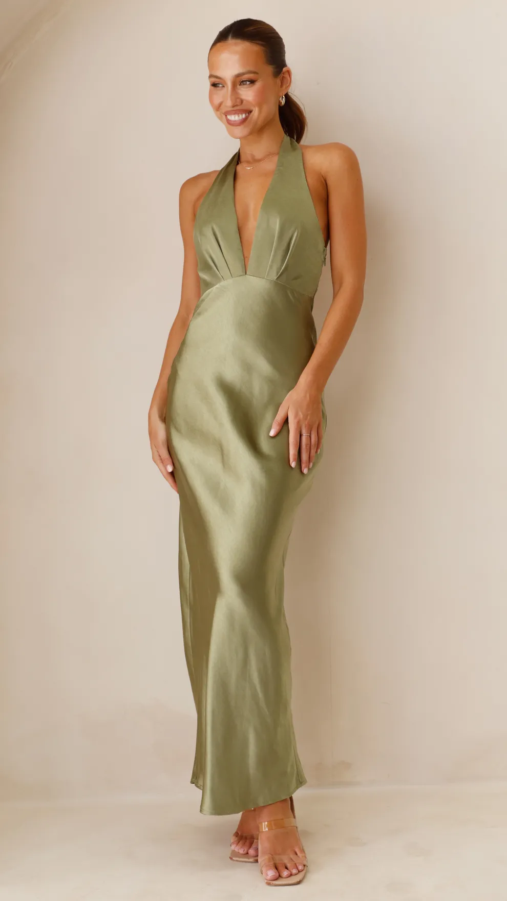 Chloe Maxi Dress - Olive