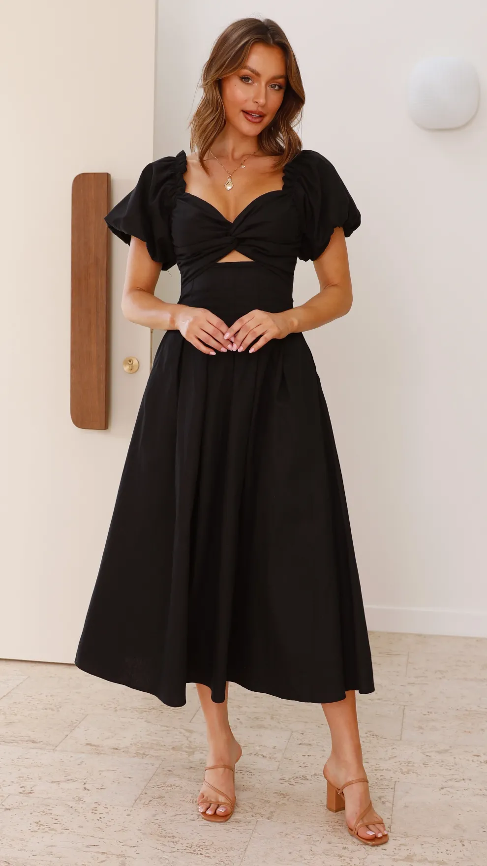 Christina Maxi Dress - Black