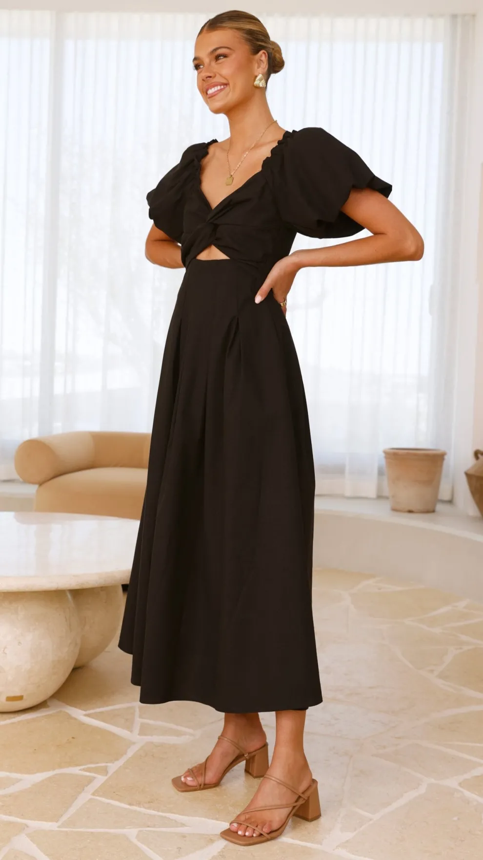 Christina Maxi Dress - Black