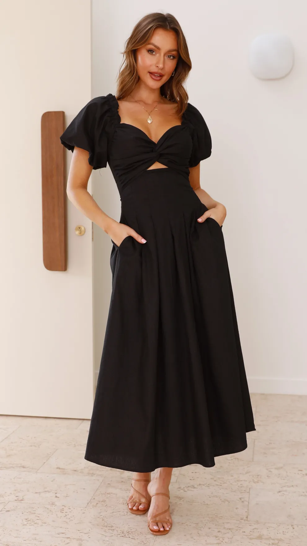 Christina Maxi Dress - Black