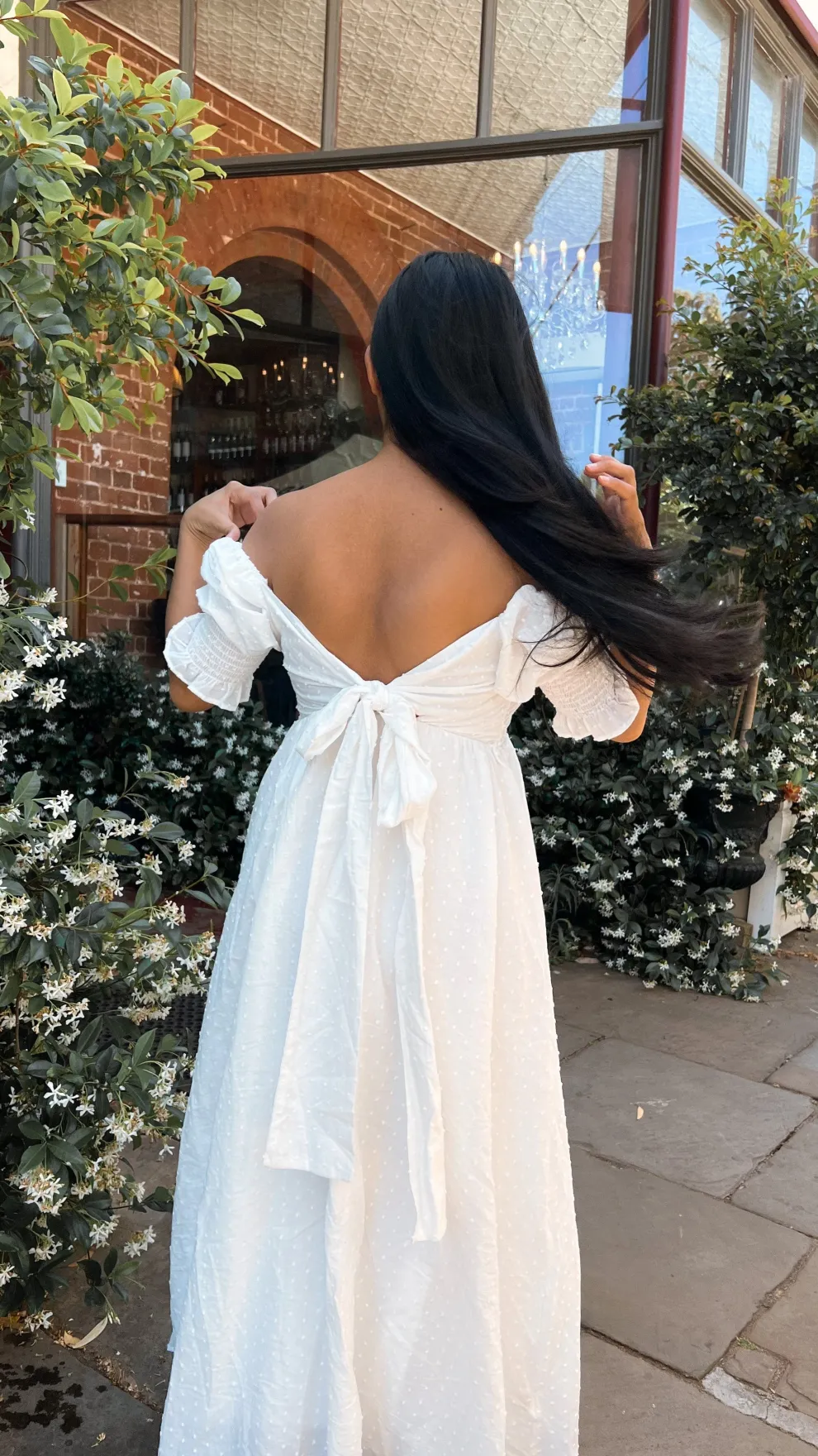 Cierra Midi Dress - White
