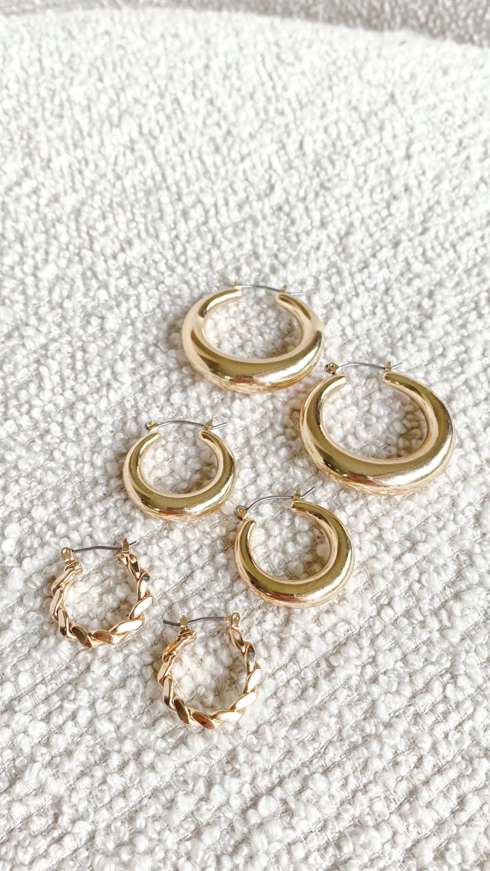 Classic Hoop Set - Gold