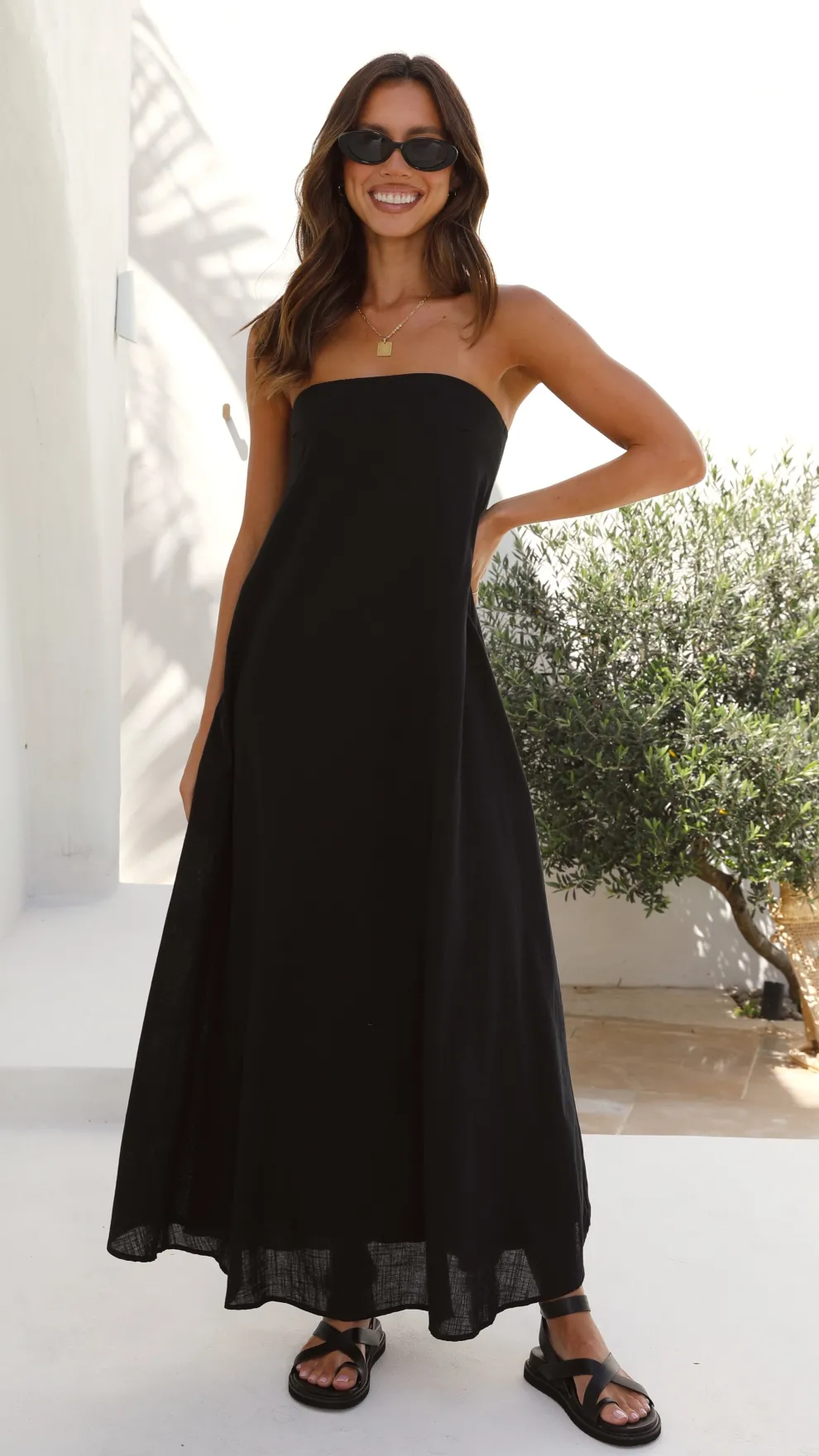 Connie Maxi Dress - Black