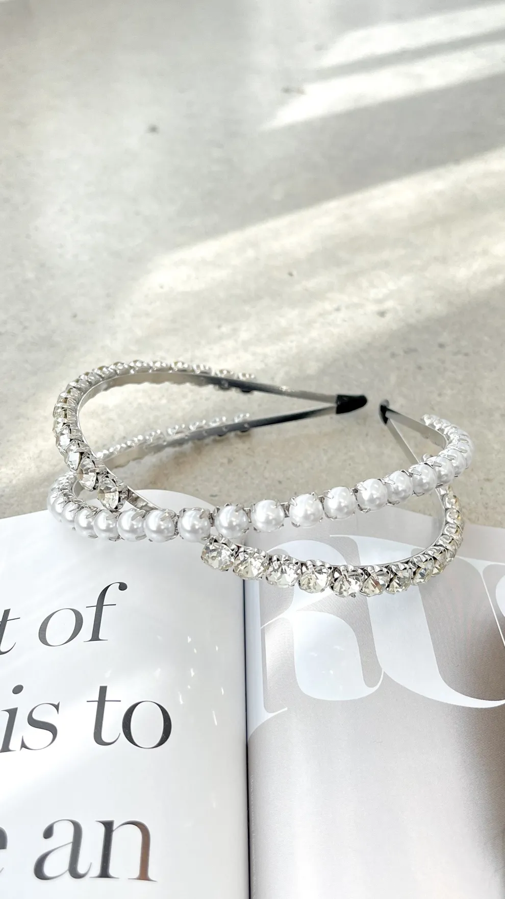 Daley Headband - Pearl