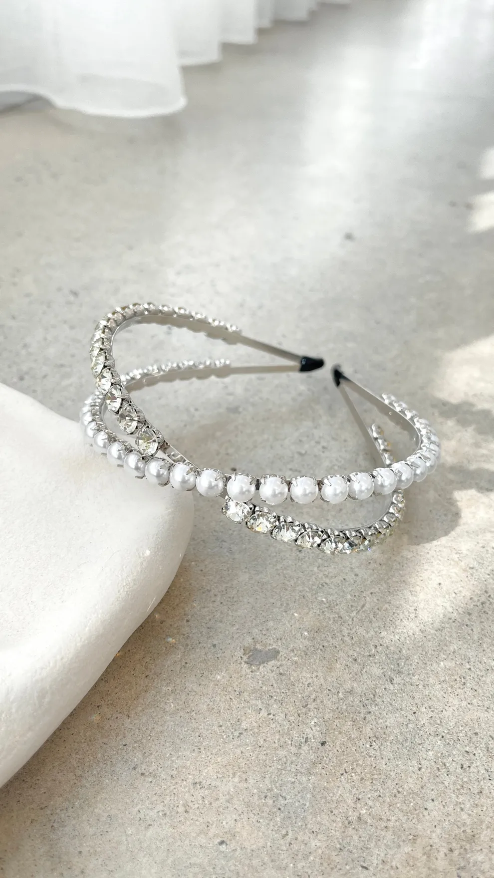 Daley Headband - Pearl