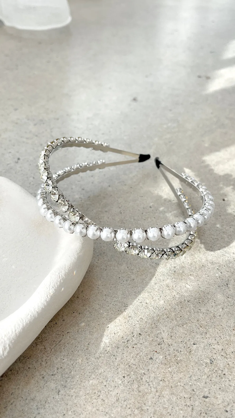 Daley Headband - Pearl