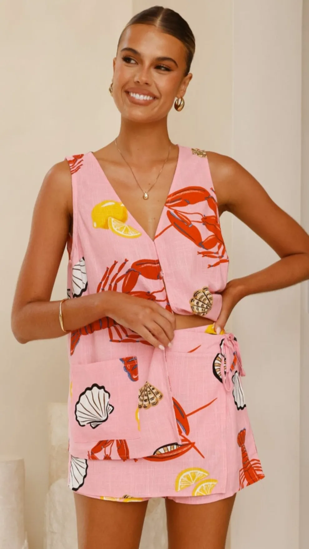 Dali Skort - Shell Lover Print