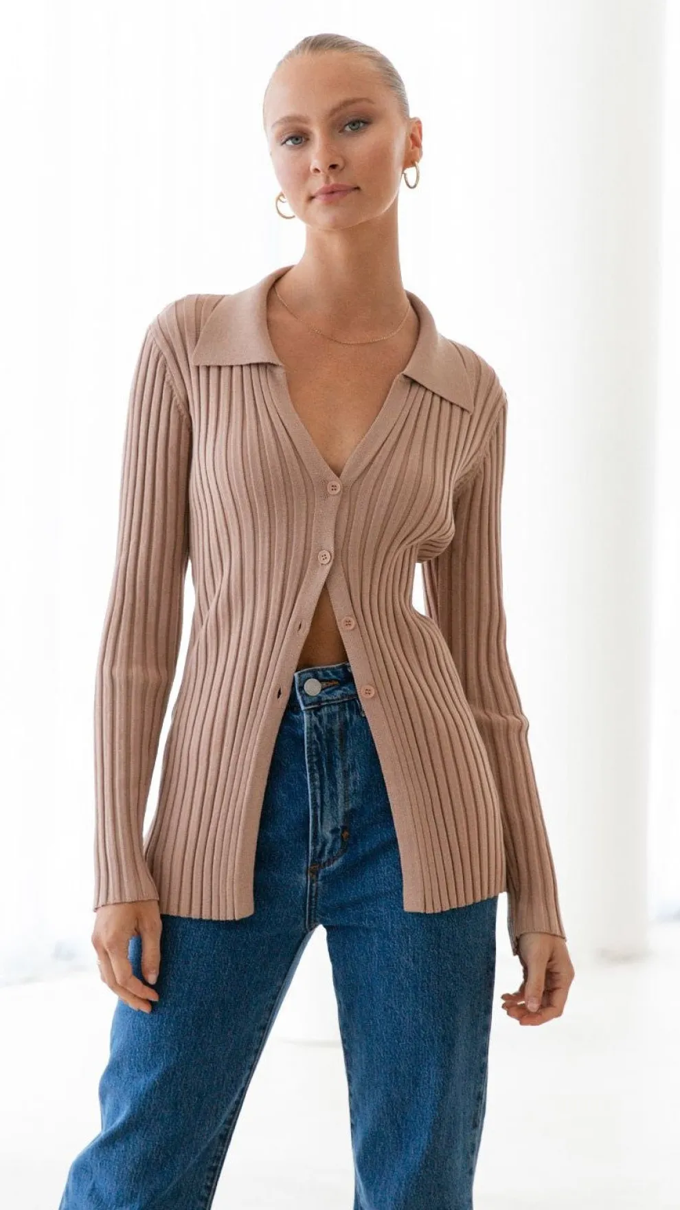 Darcy Knit Top - Mocha