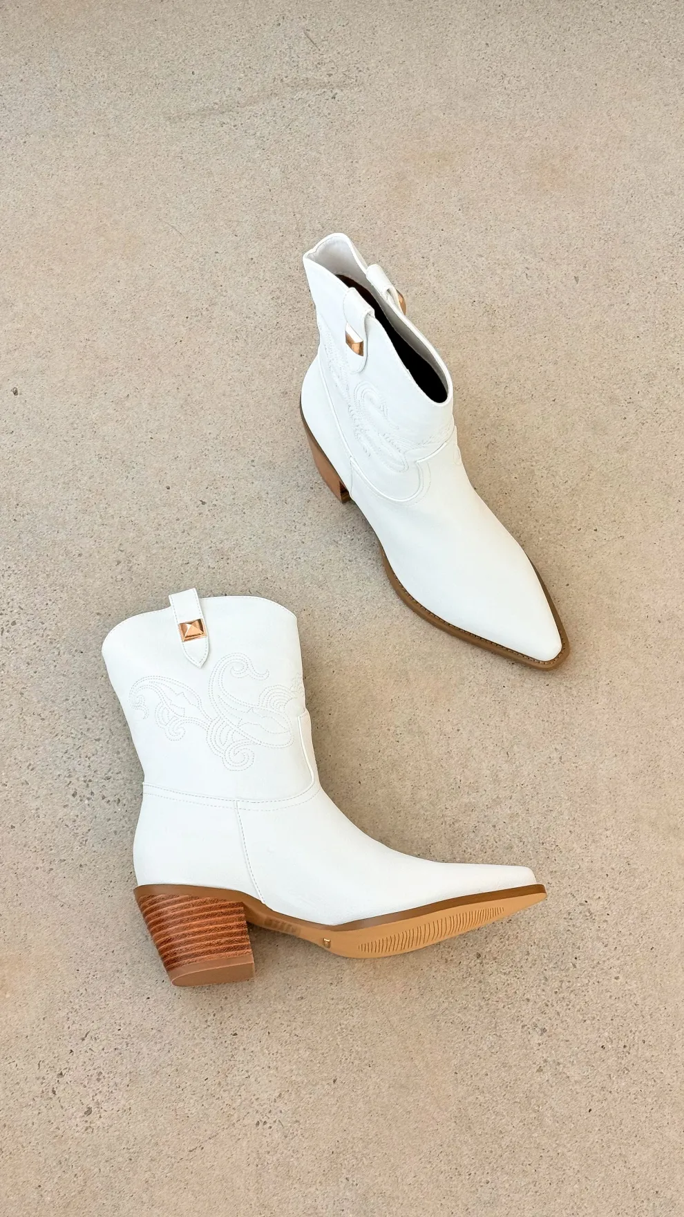 Darla Boots - White