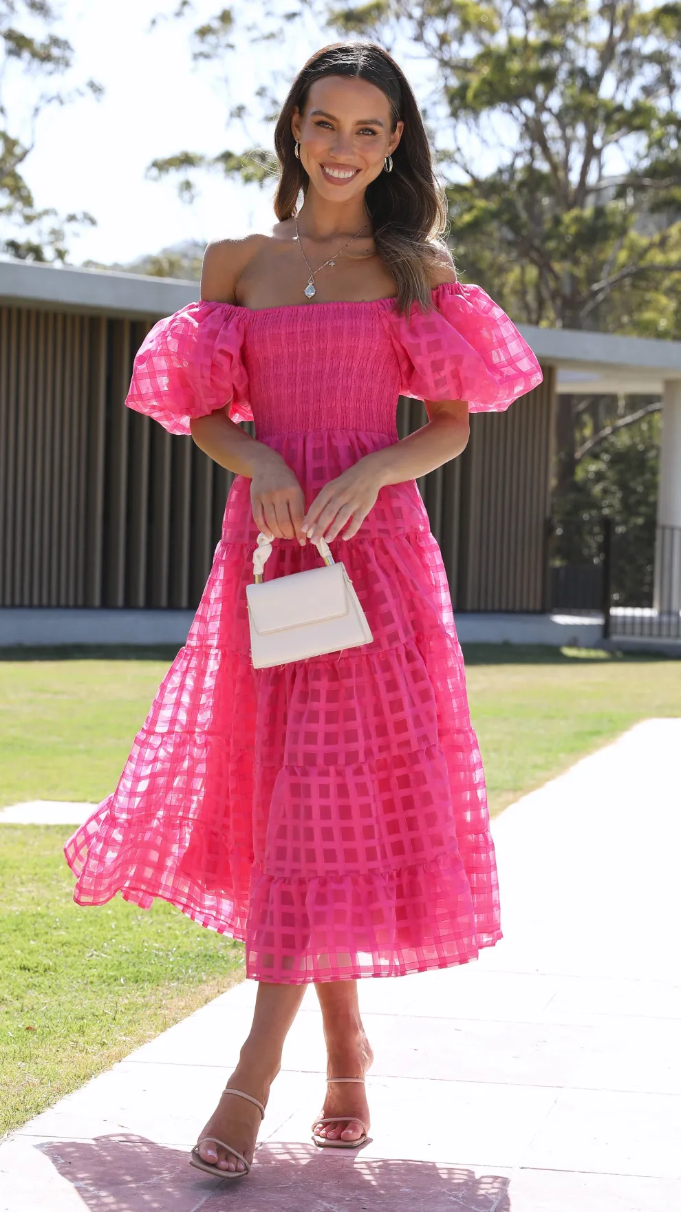 Deemi Maxi Dress - Hot Pink