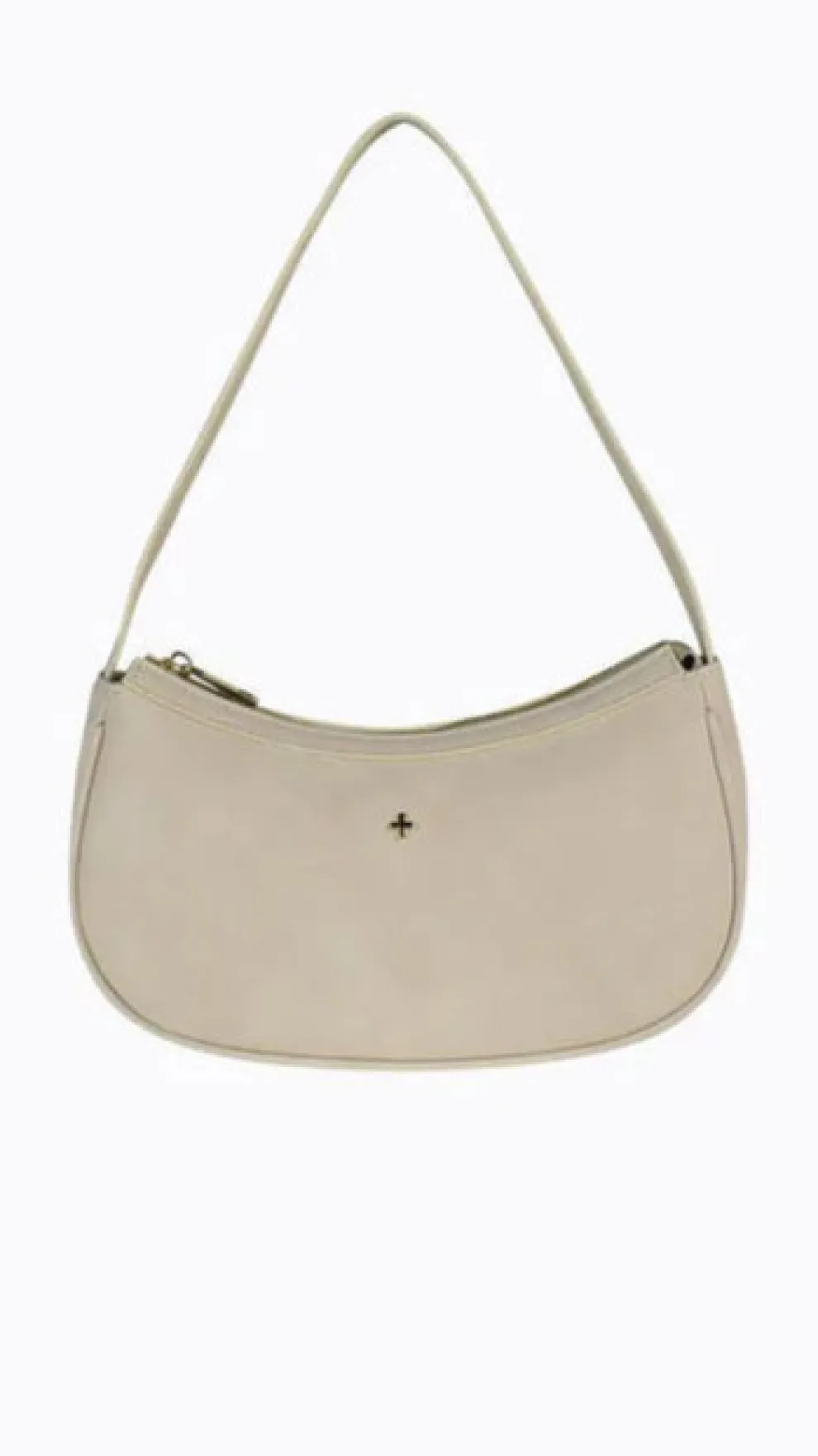 Dixiee Shoulder Bag - Beige Suede