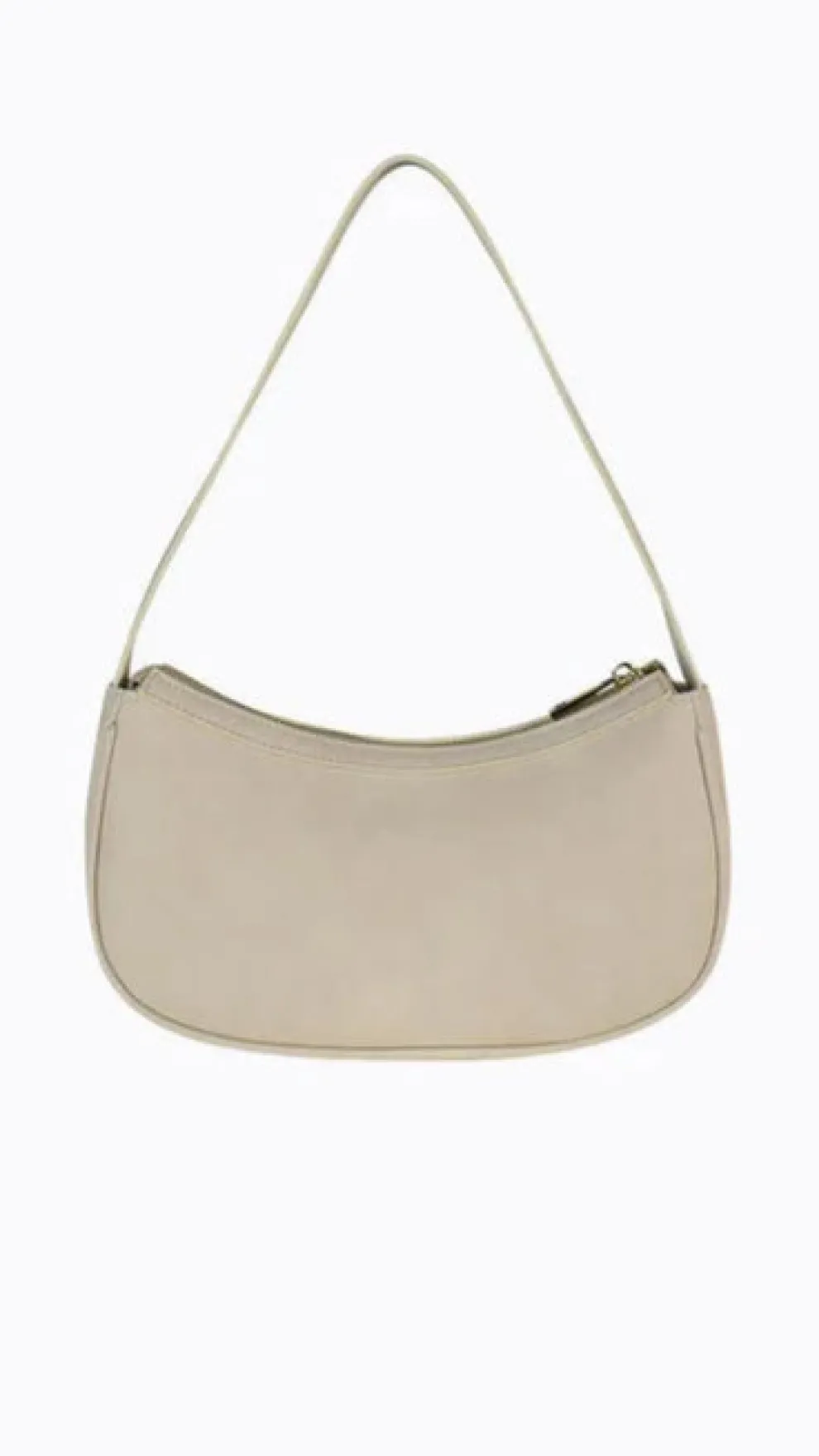 Dixiee Shoulder Bag - Beige Suede