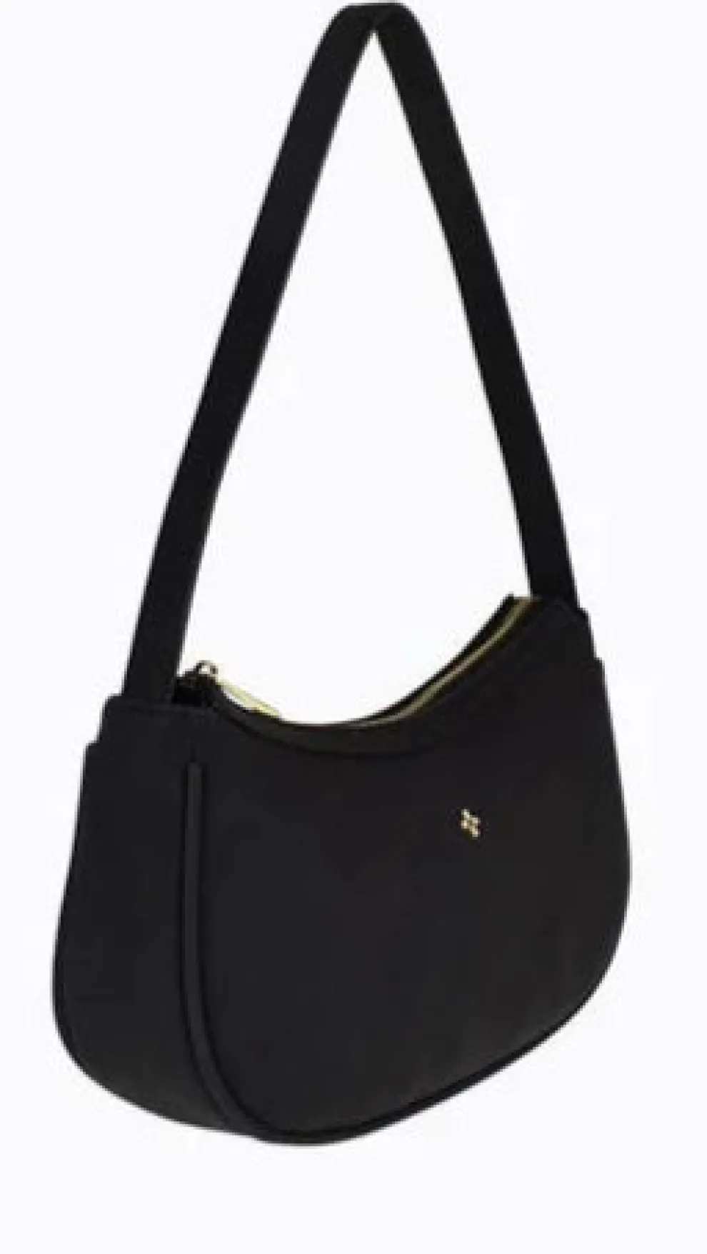 Dixiee Shoulder Bag - Black Suede