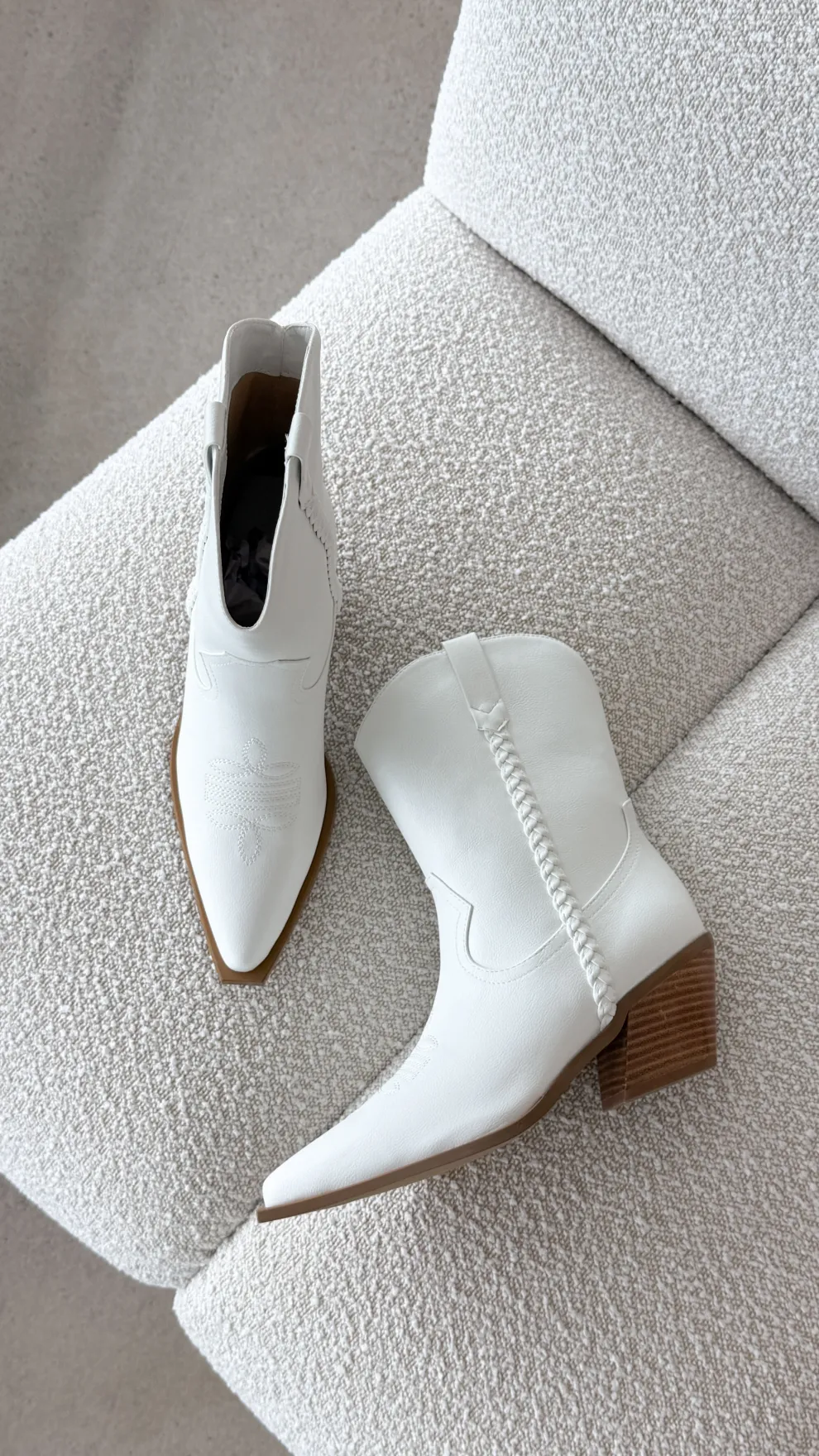Ellenora Boots - Bone