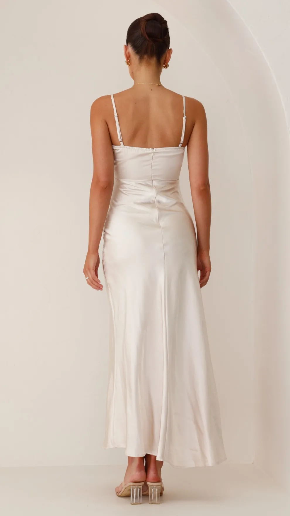 Elsa Midi Dress - Champagne