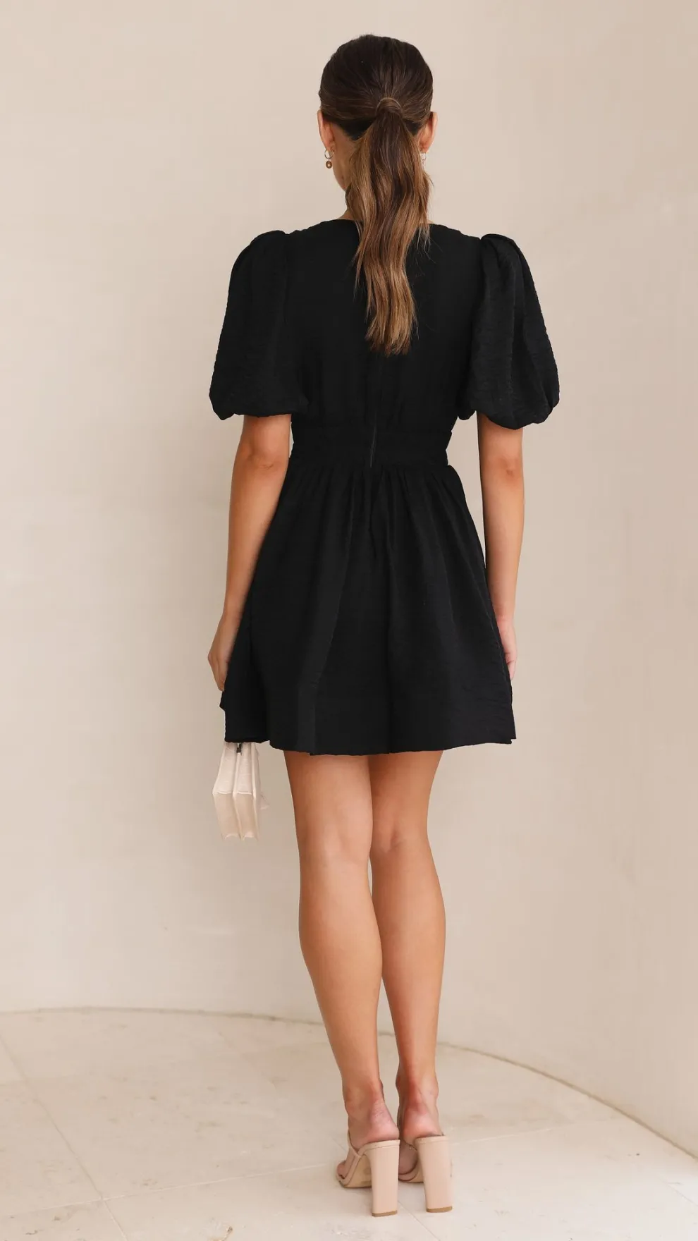 Erin Mini Dress - Black