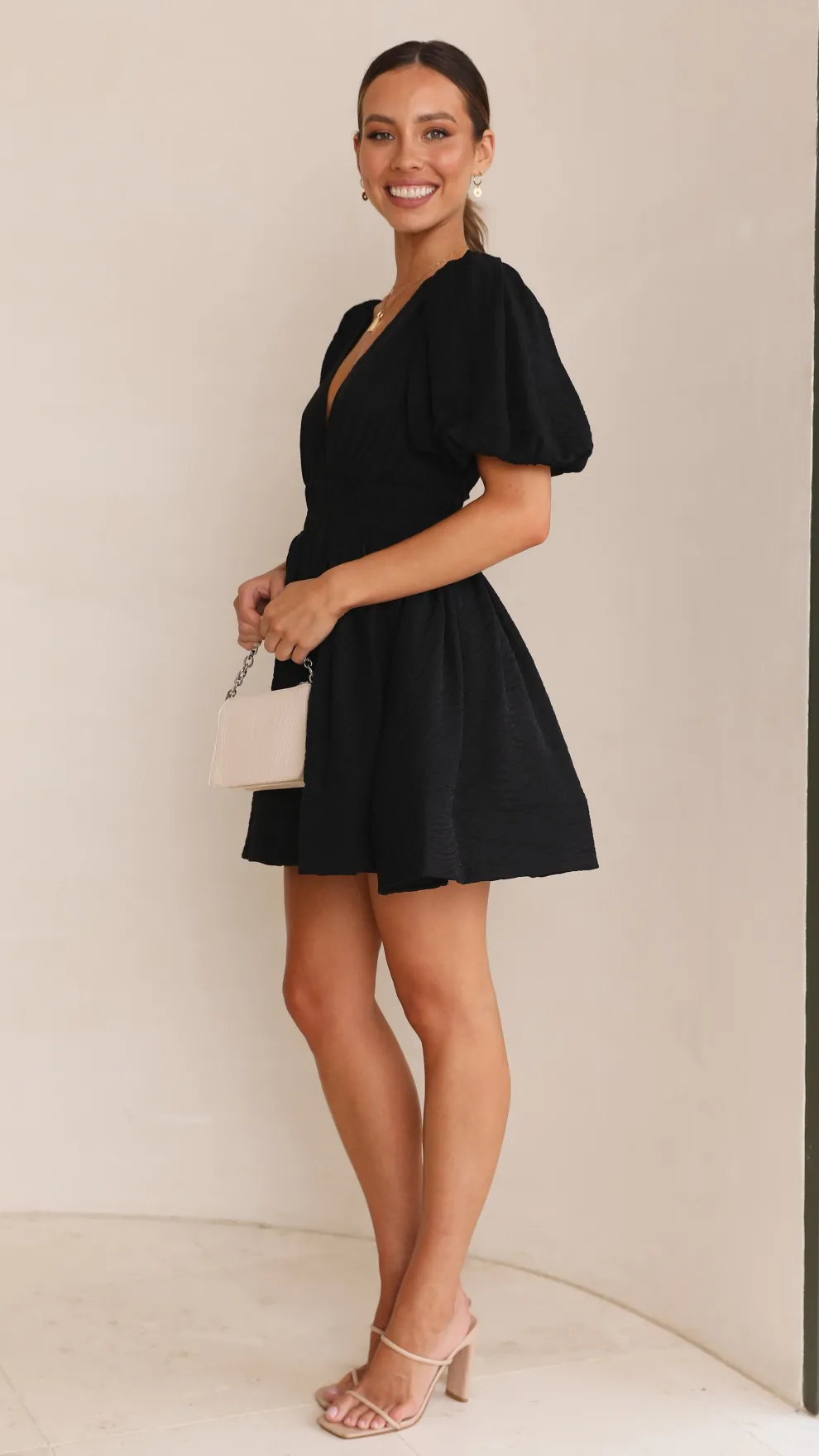 Erin Mini Dress - Black