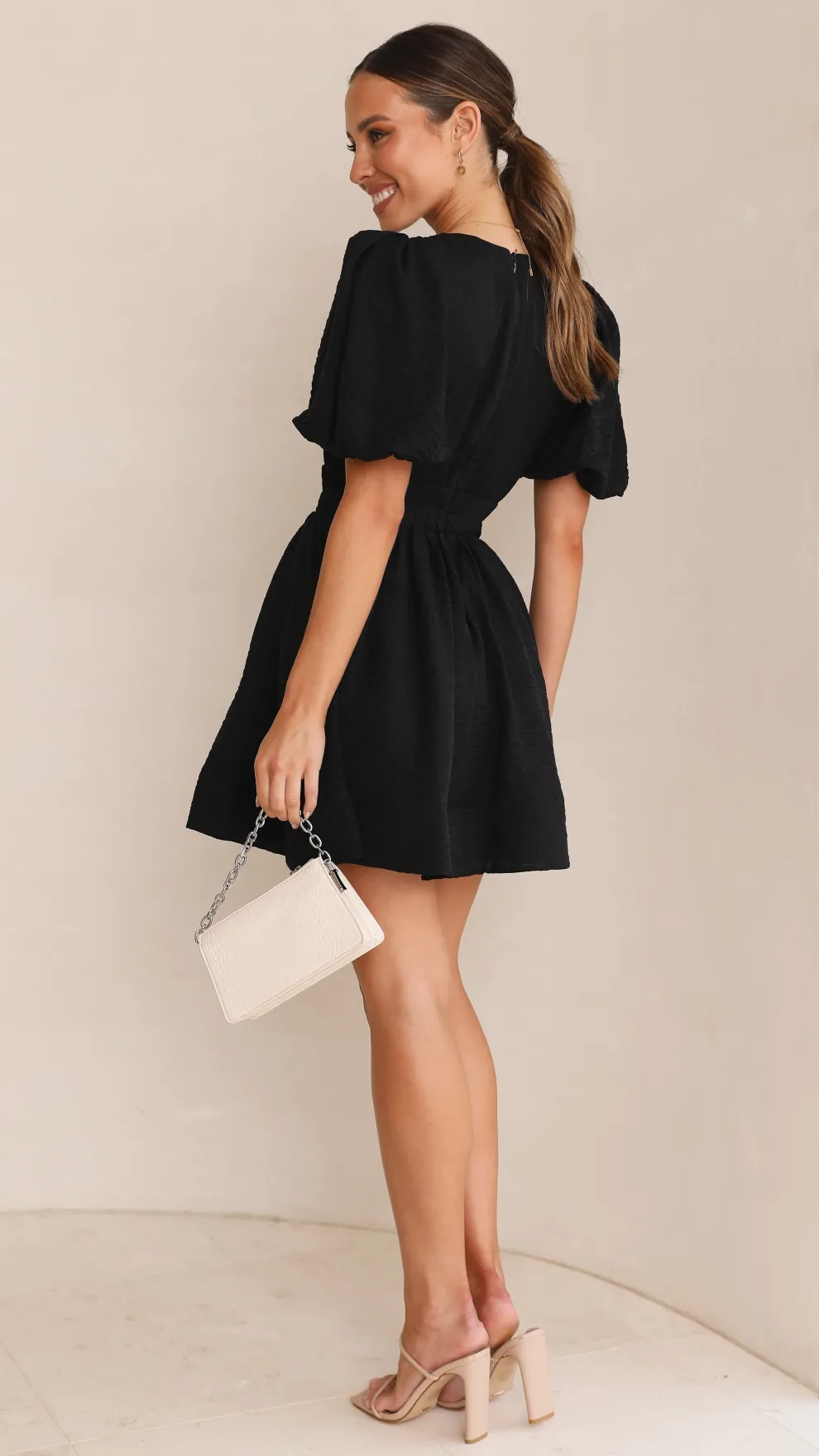 Erin Mini Dress - Black