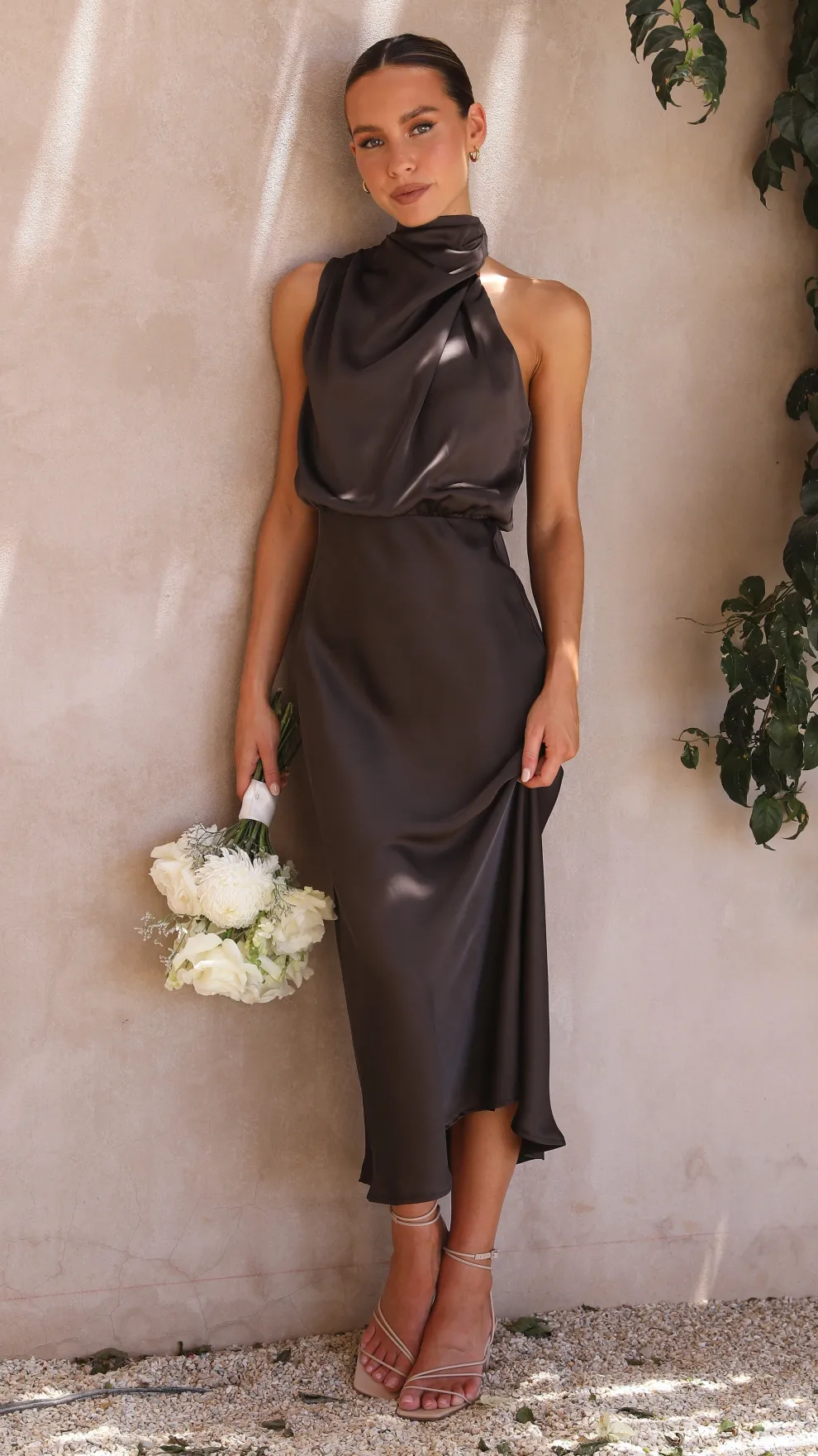 Esther Maxi Dress - Espresso