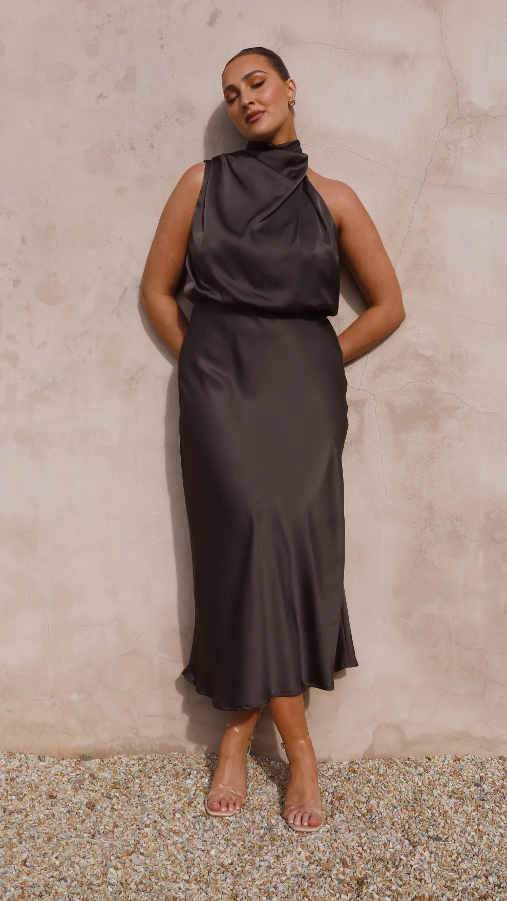 Esther Maxi Dress - Espresso