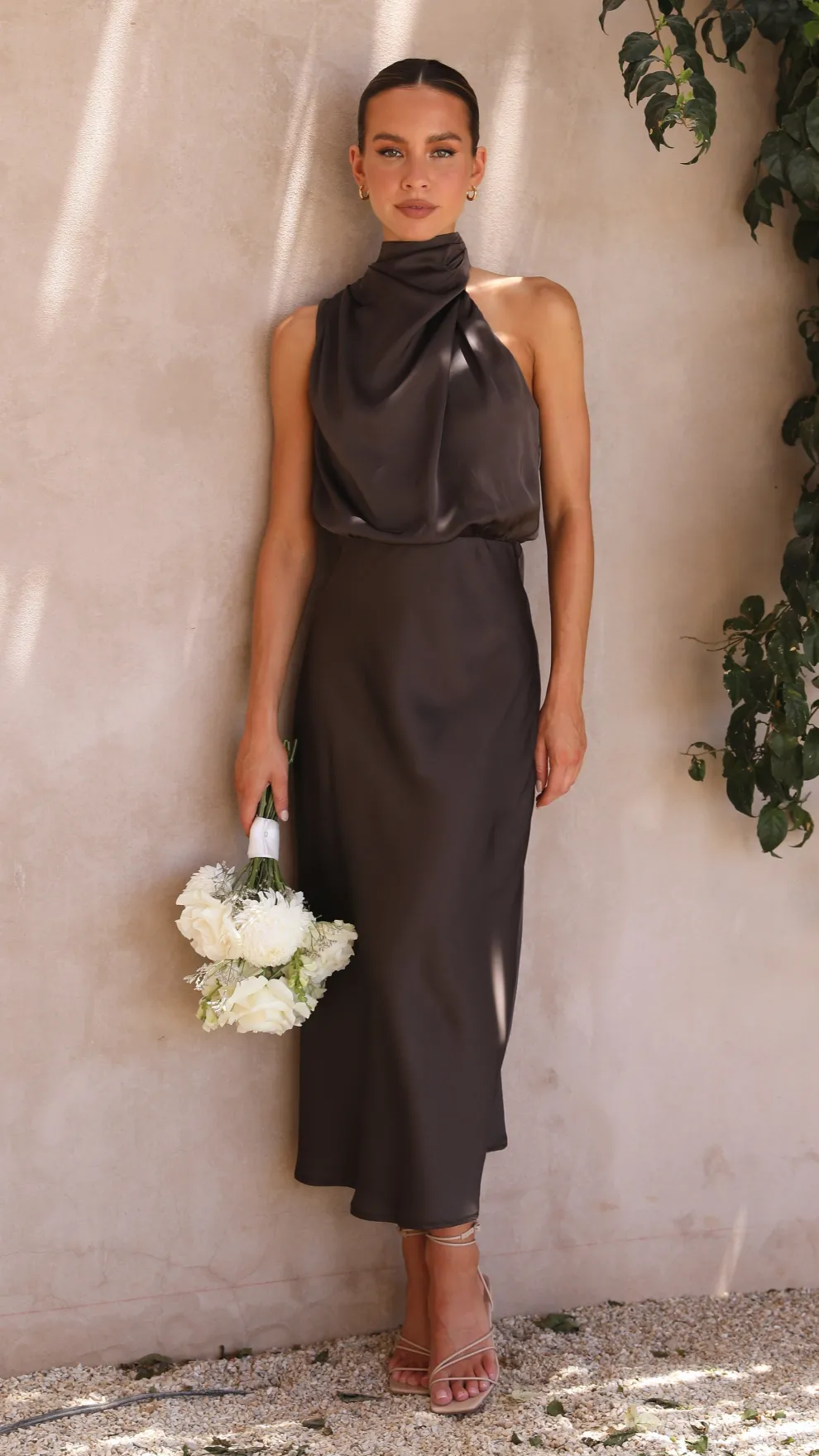 Esther Maxi Dress - Espresso