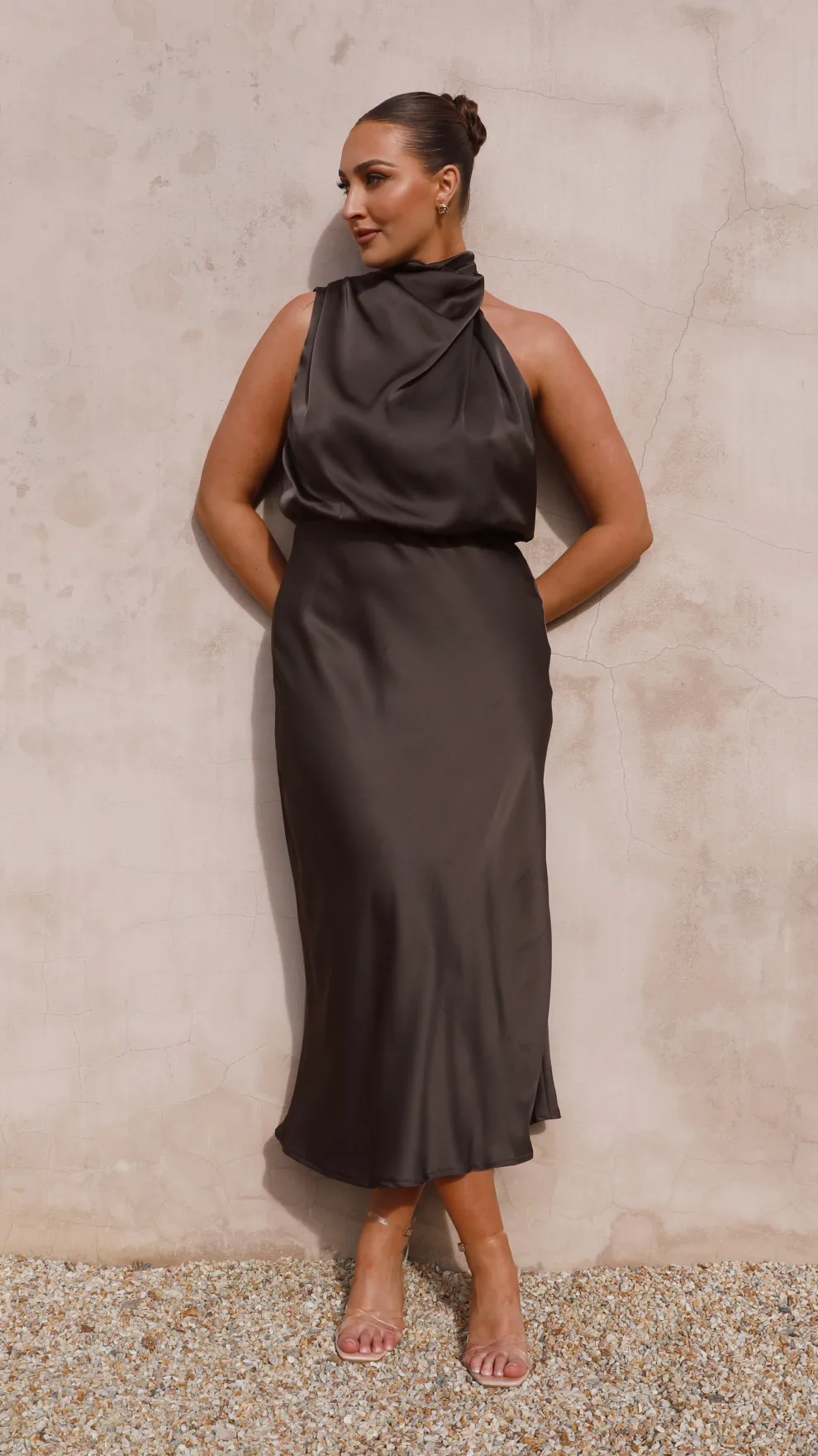 Esther Maxi Dress - Espresso