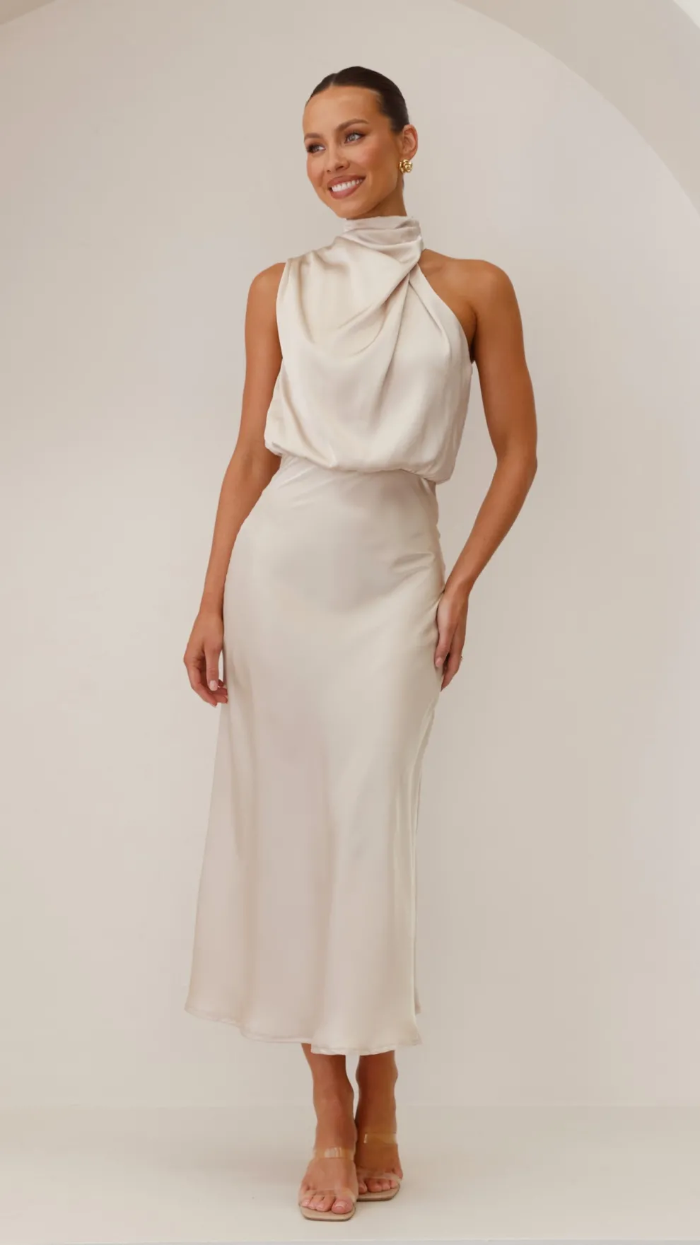 Esther Maxi Dress - Champagne