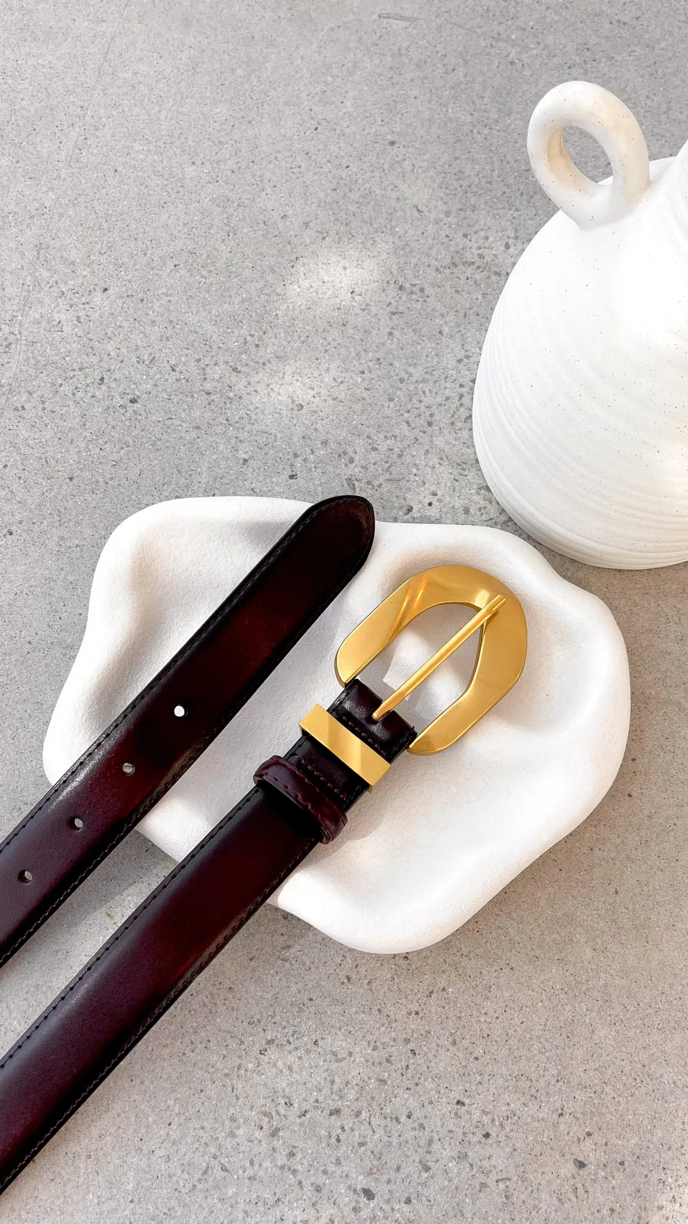 Evelyn Belt - Burgundy