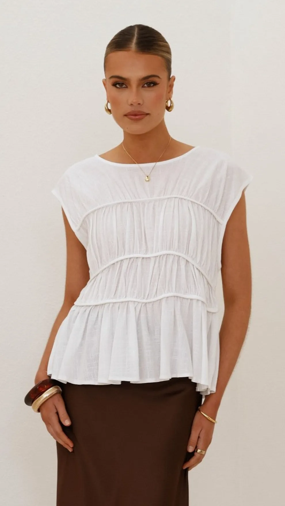 Evelyn Top - White