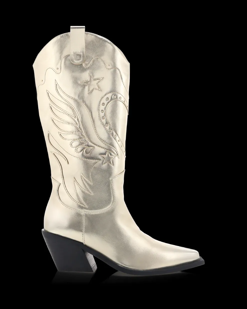 Everlyn Boots - Gold Metallic